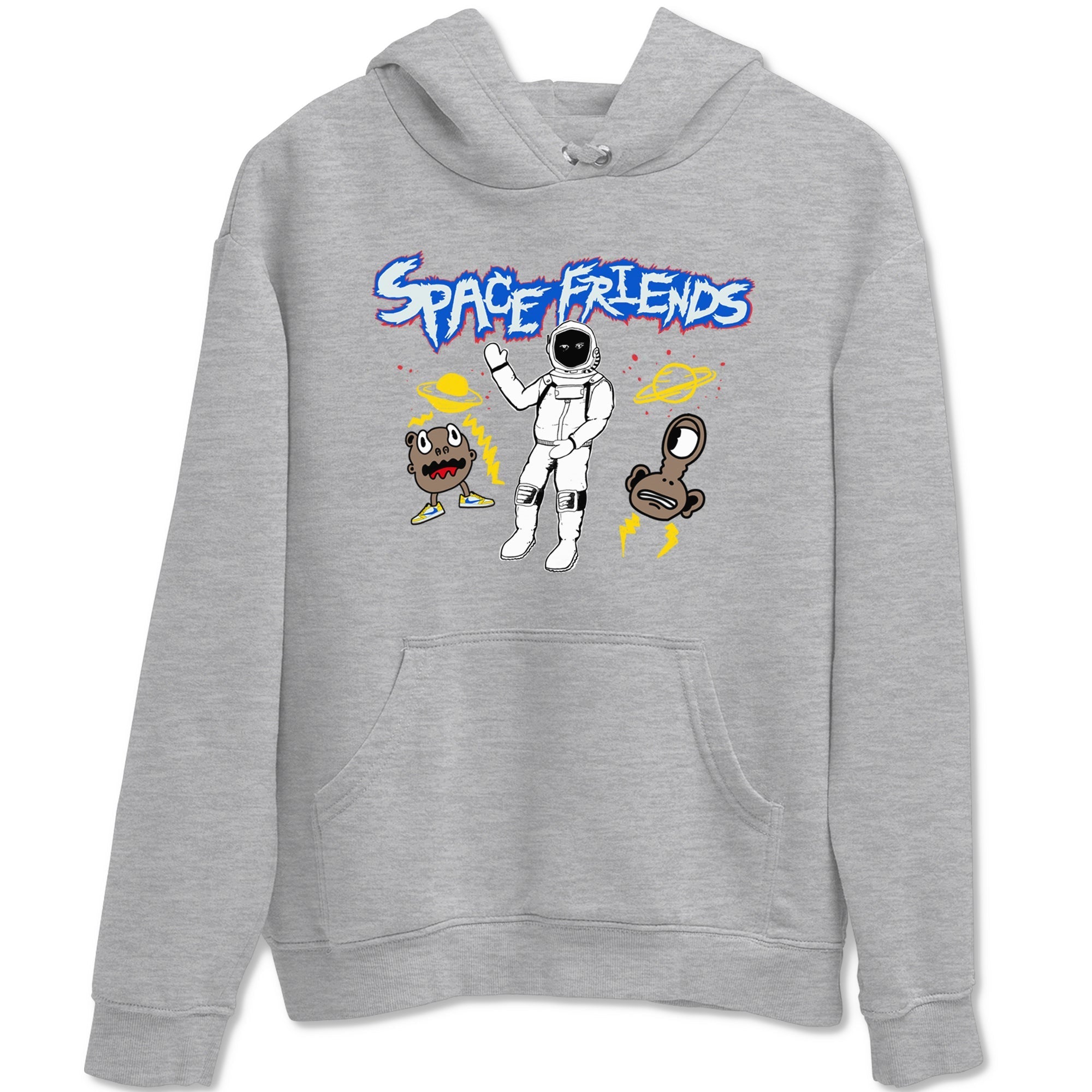 Space Friends snkmatch Tees - Air Jordan 1 Travis Scott Canary