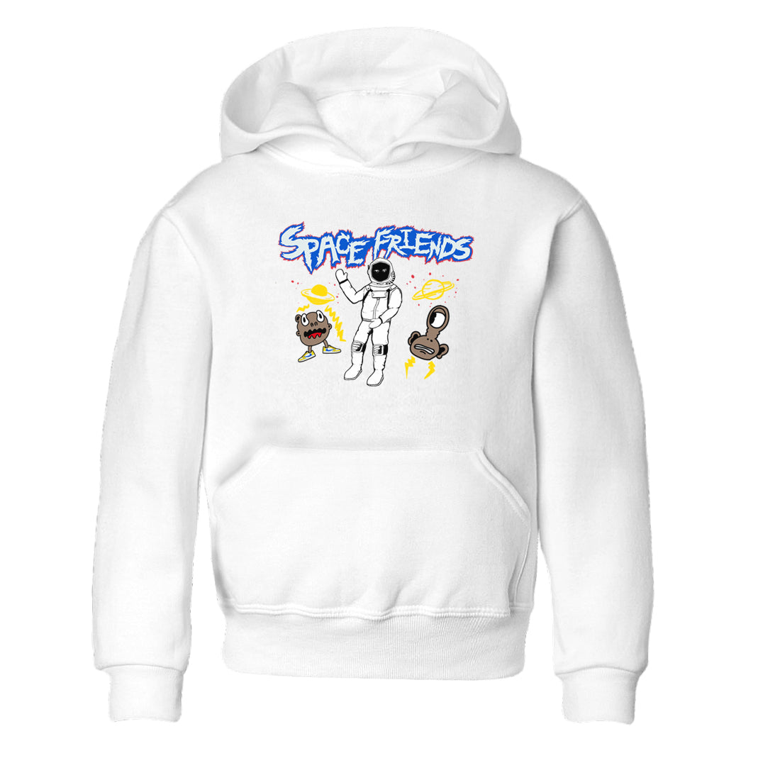 Space Friends snkmatch Tees Kids - Air Jordan 1 Travis Scott Canary