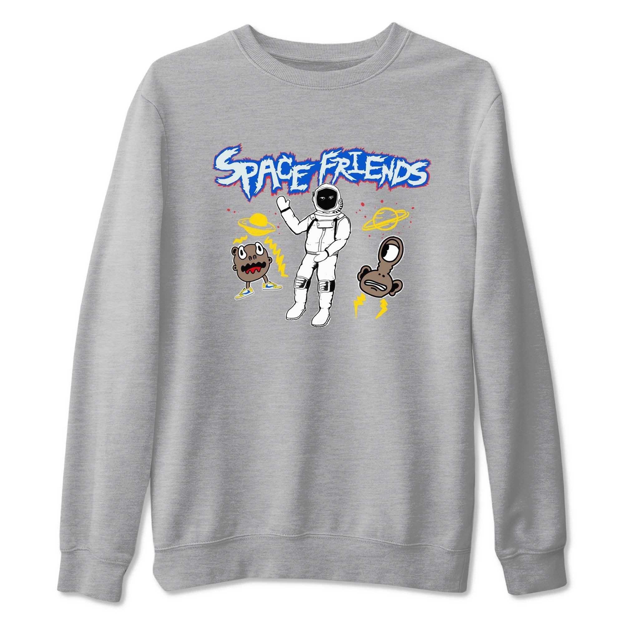 Space Friends snkmatch Tees - Air Jordan 1 Travis Scott Canary