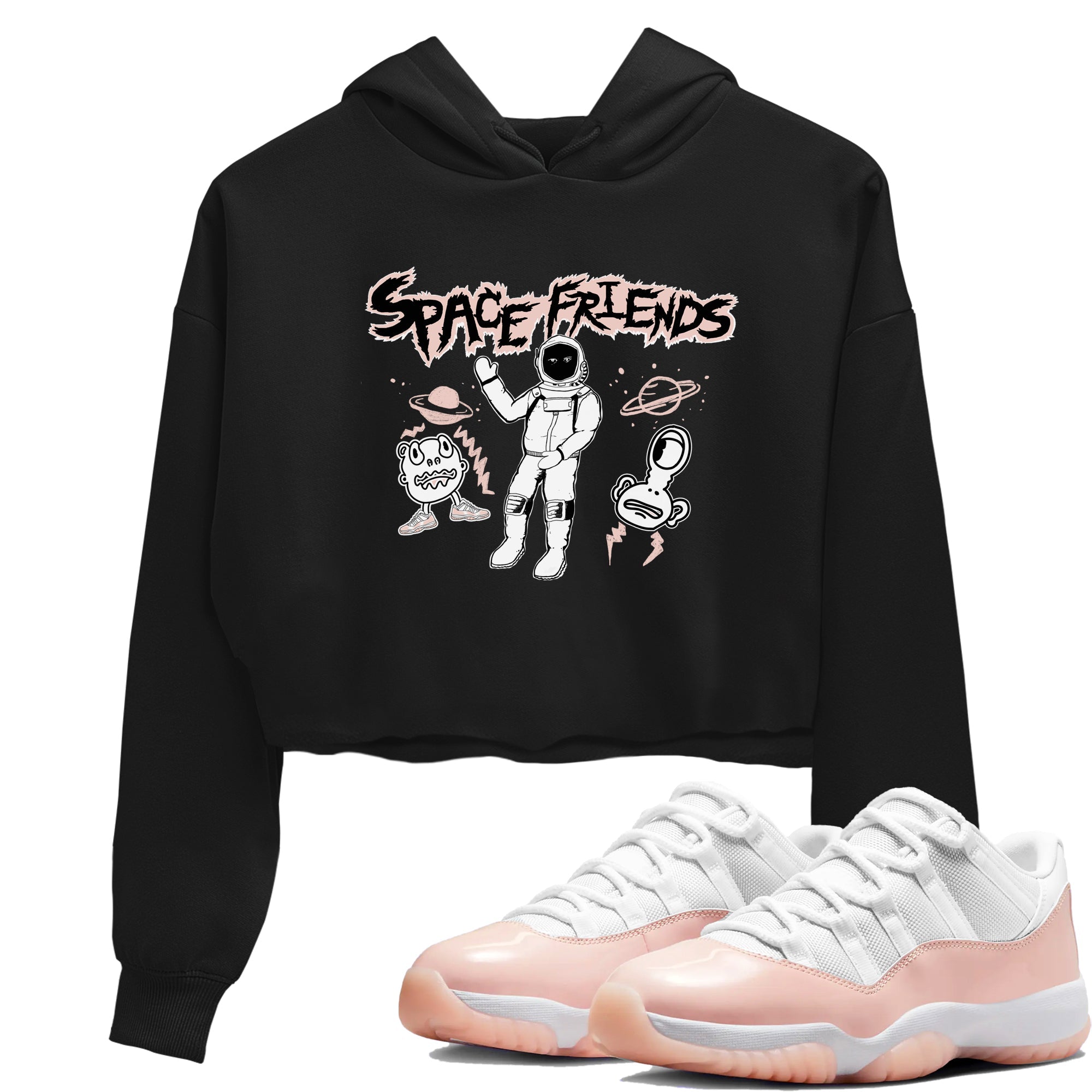 Space Friends snkmatch Women's Top - Air Jordan 11 Legend Pink