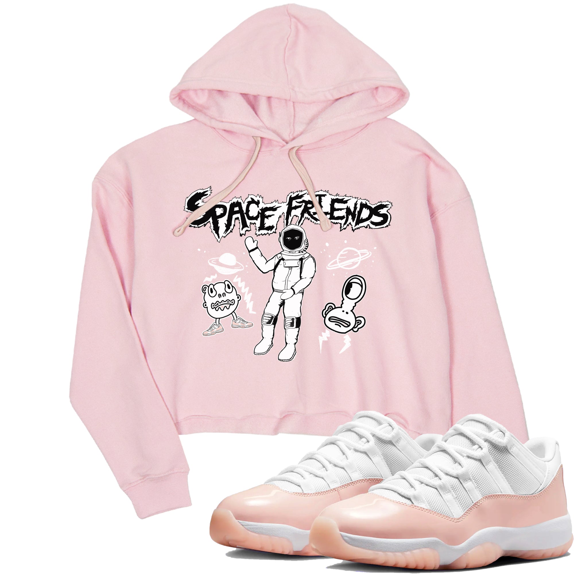 Space Friends snkmatch Women's Top - Air Jordan 11 Legend Pink