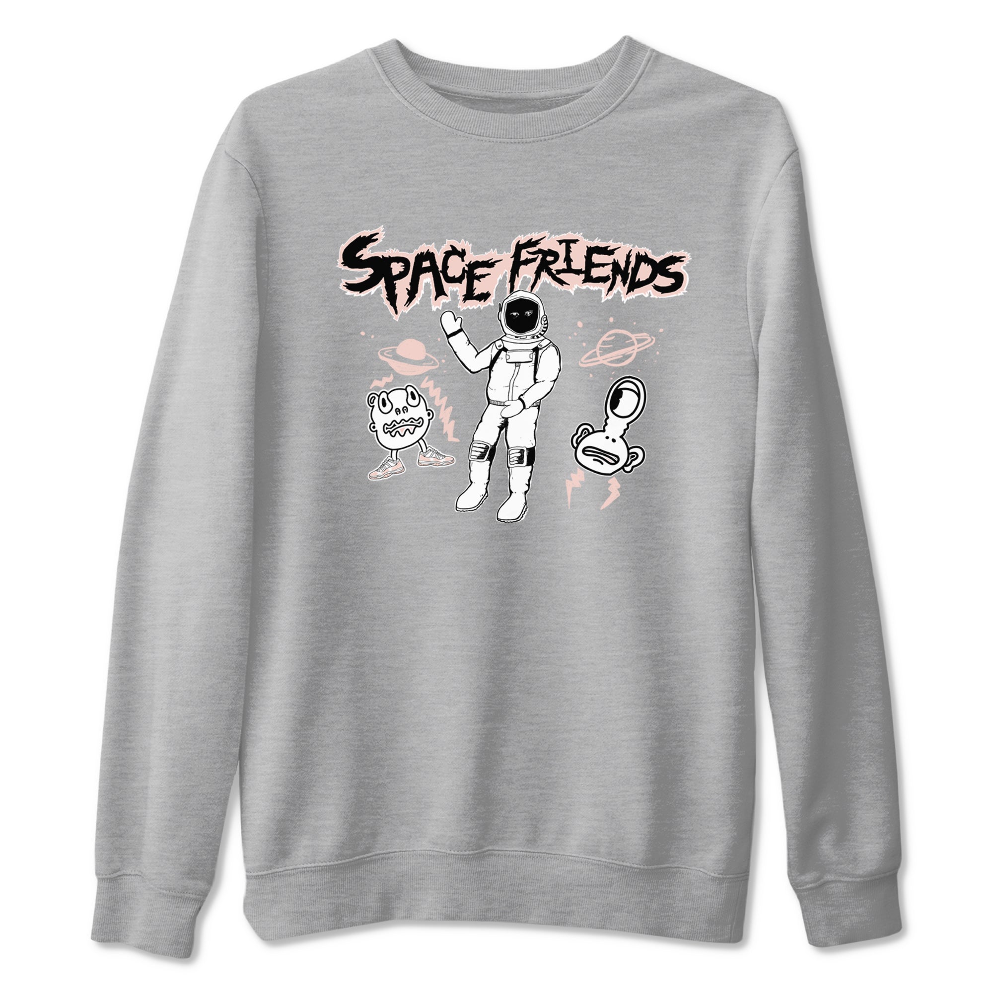 Space Friends snkmatch Tees - Air Jordan 11 Legend Pink