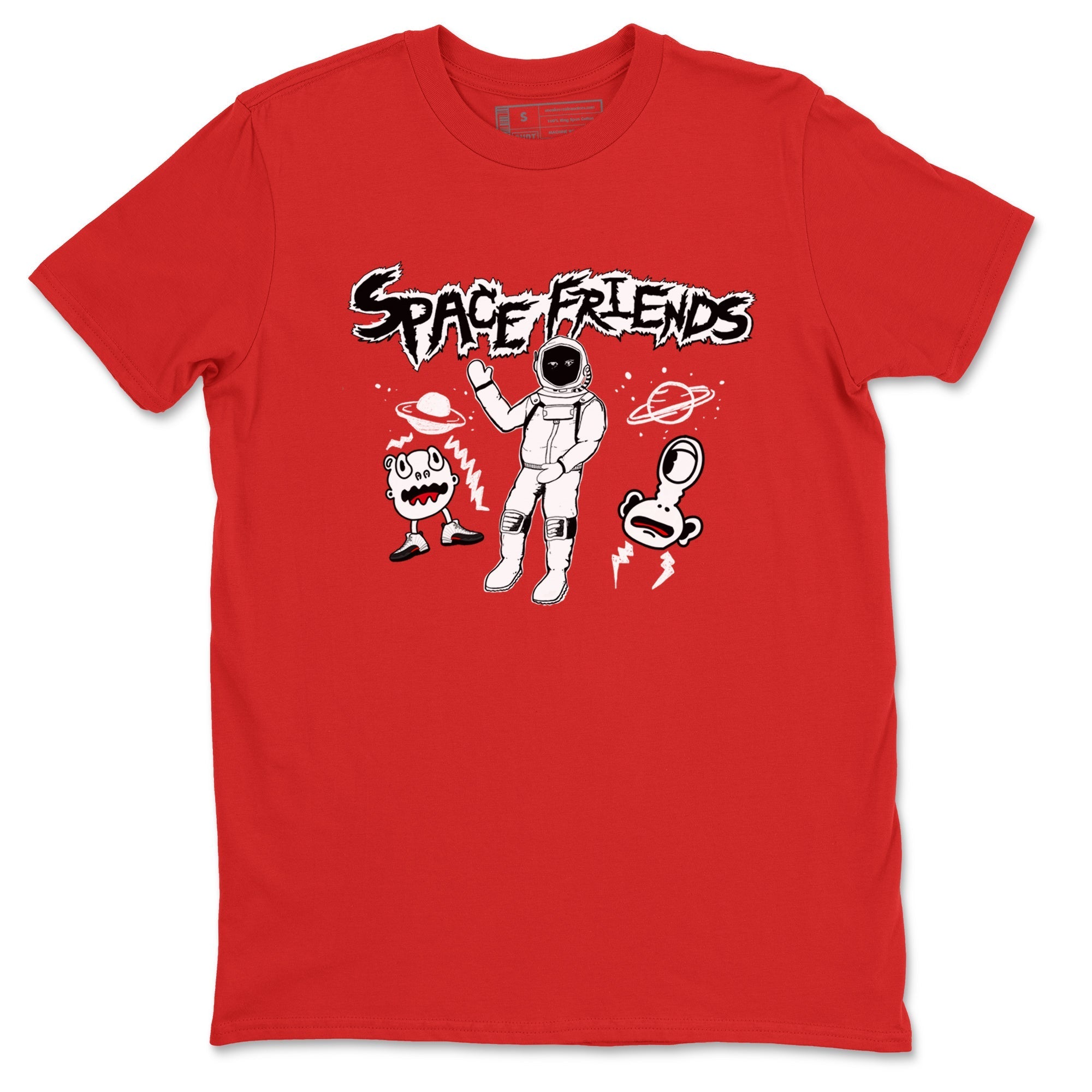 Space Friends snkmatch Tees - Air Jordan 12 Taxi Flip