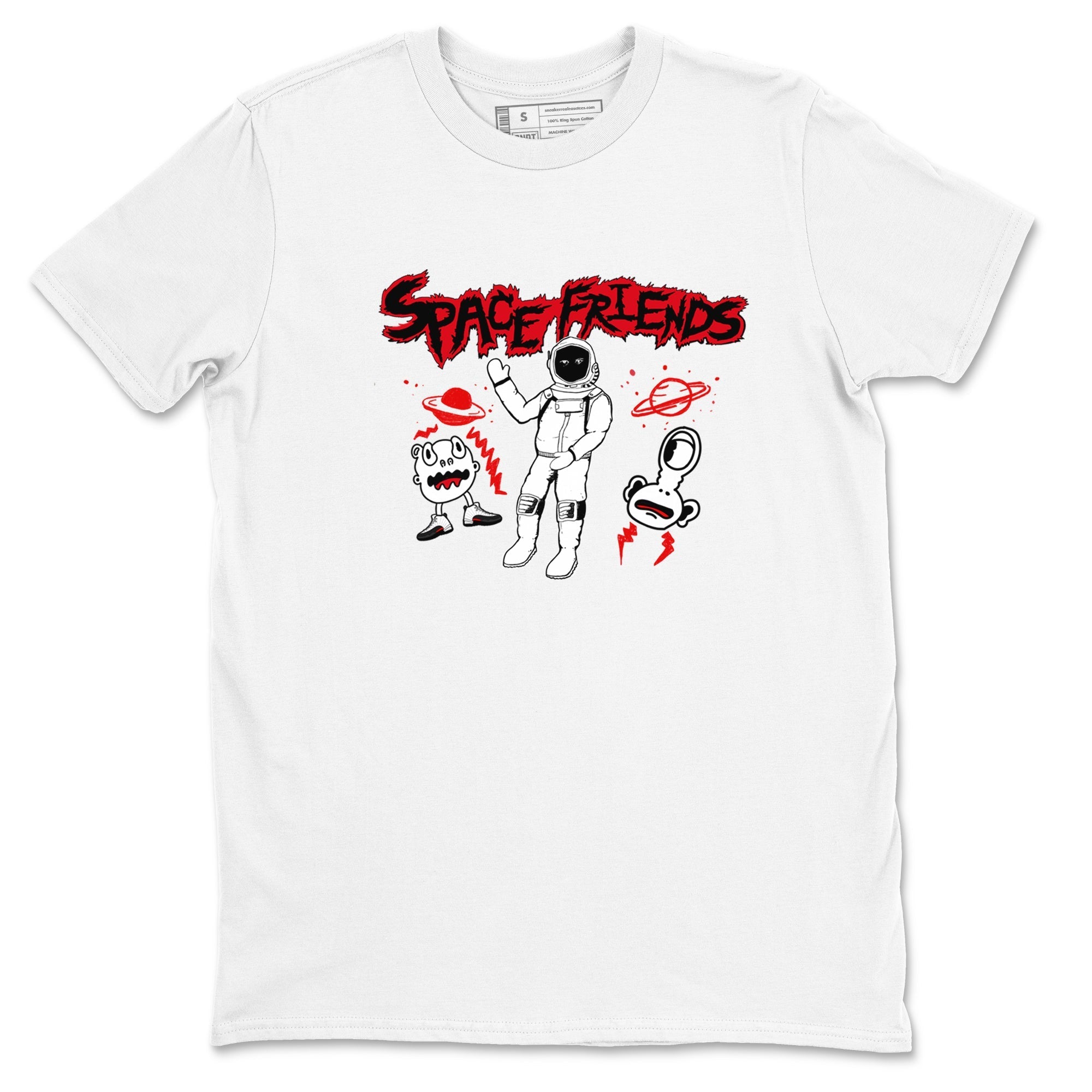 Space Friends snkmatch Tees - Air Jordan 12 Taxi Flip