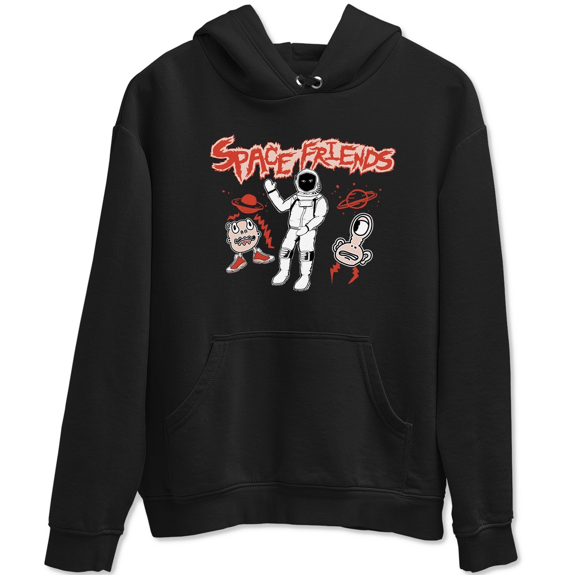 Space Friends snkmatch Tees - Air Jordan 13 Dune Red