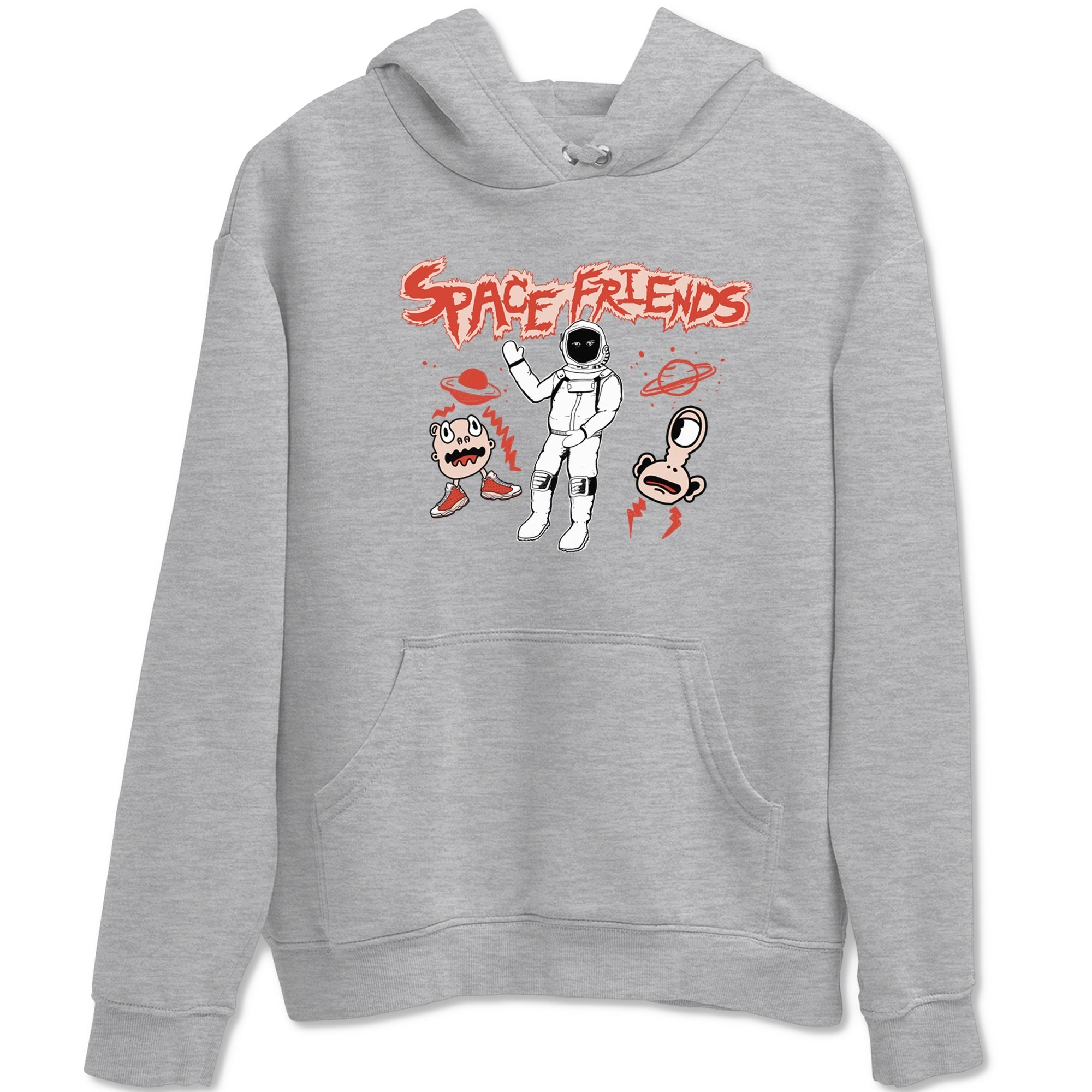 Space Friends snkmatch Tees - Air Jordan 13 Dune Red