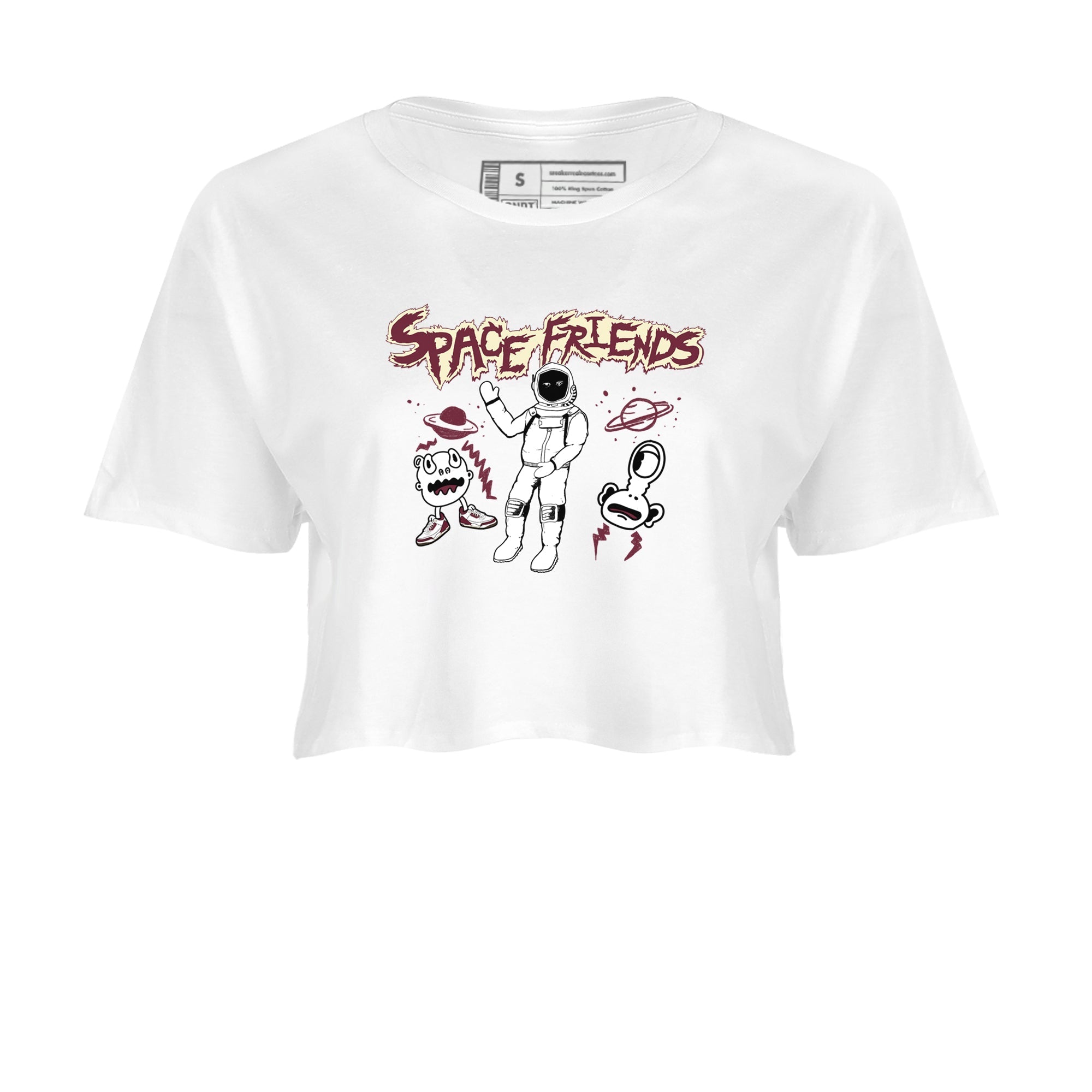 Space Friends snkmatch Women's Top - Air Jordan 3 A Ma Maniere x Burgundy Crush
