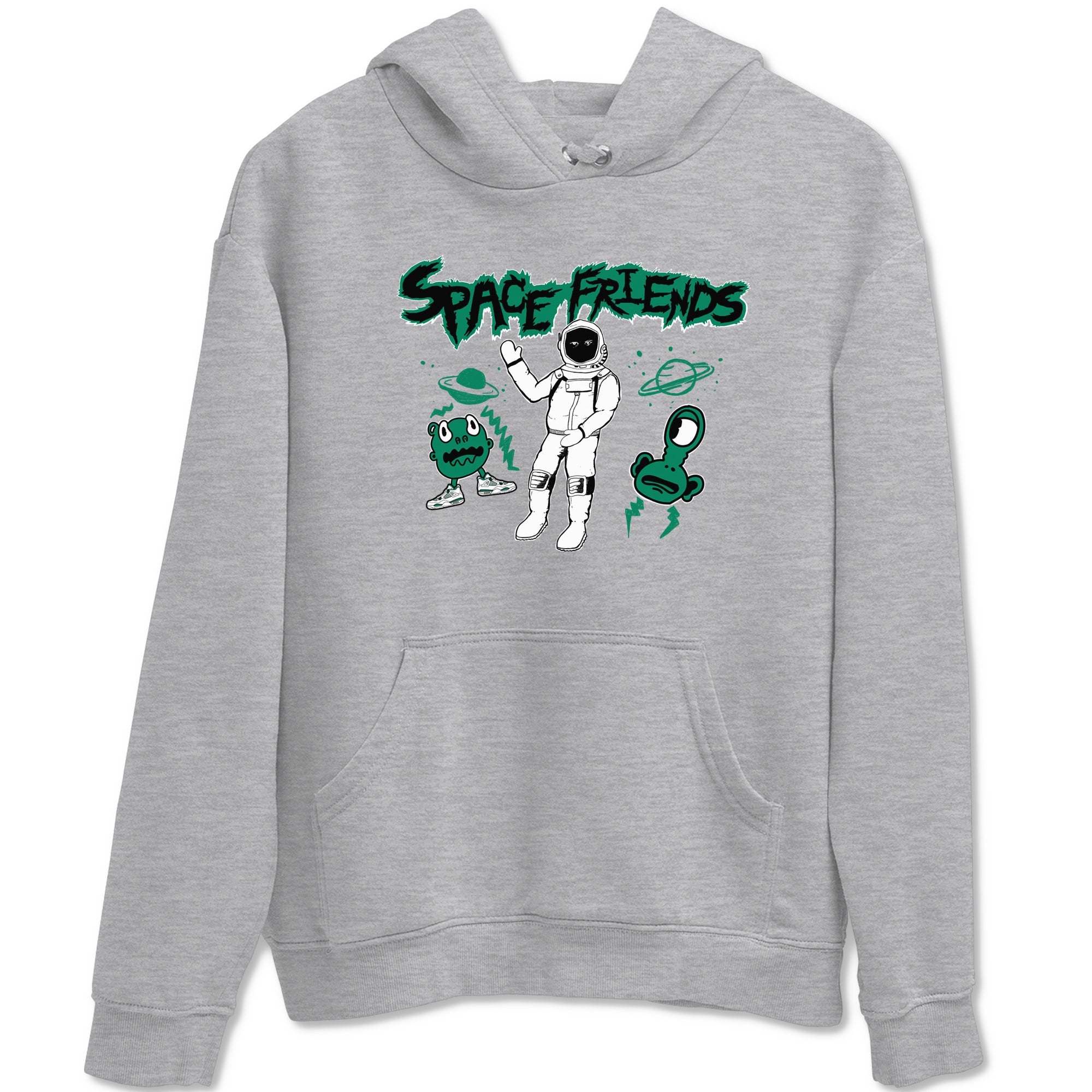 Space Friends snkmatch Tees - Air Jordan 4 Oxidized Green