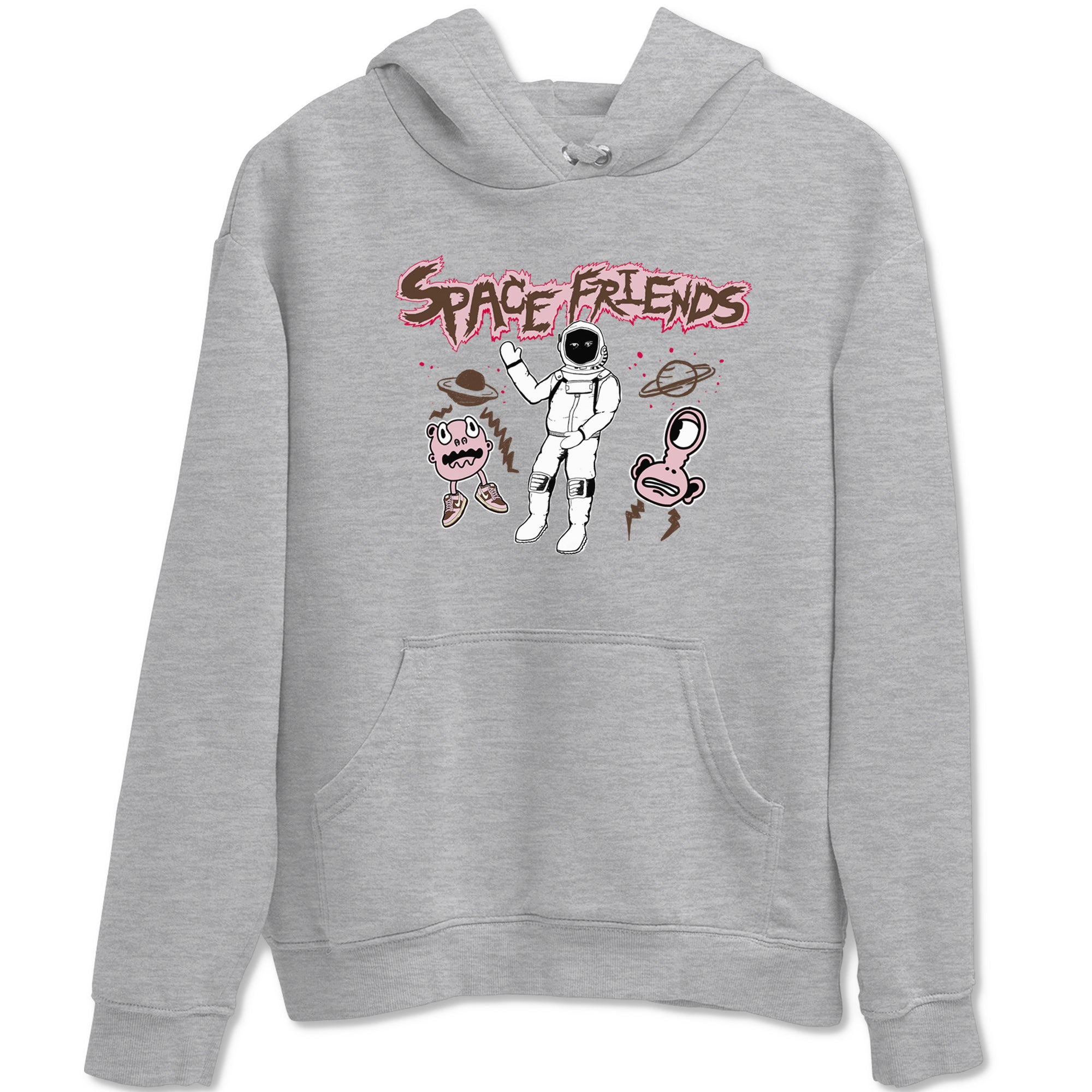 Space Friends snkmatch Tees - Dunk Cacao Wow And Pink Foam