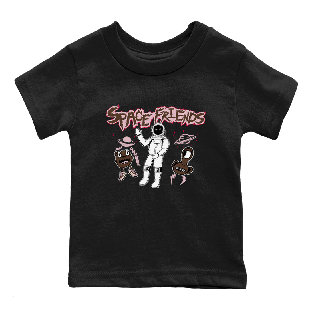 Space Friends snkmatch Tees Kids - Dunk Cacao Wow And Pink Foam