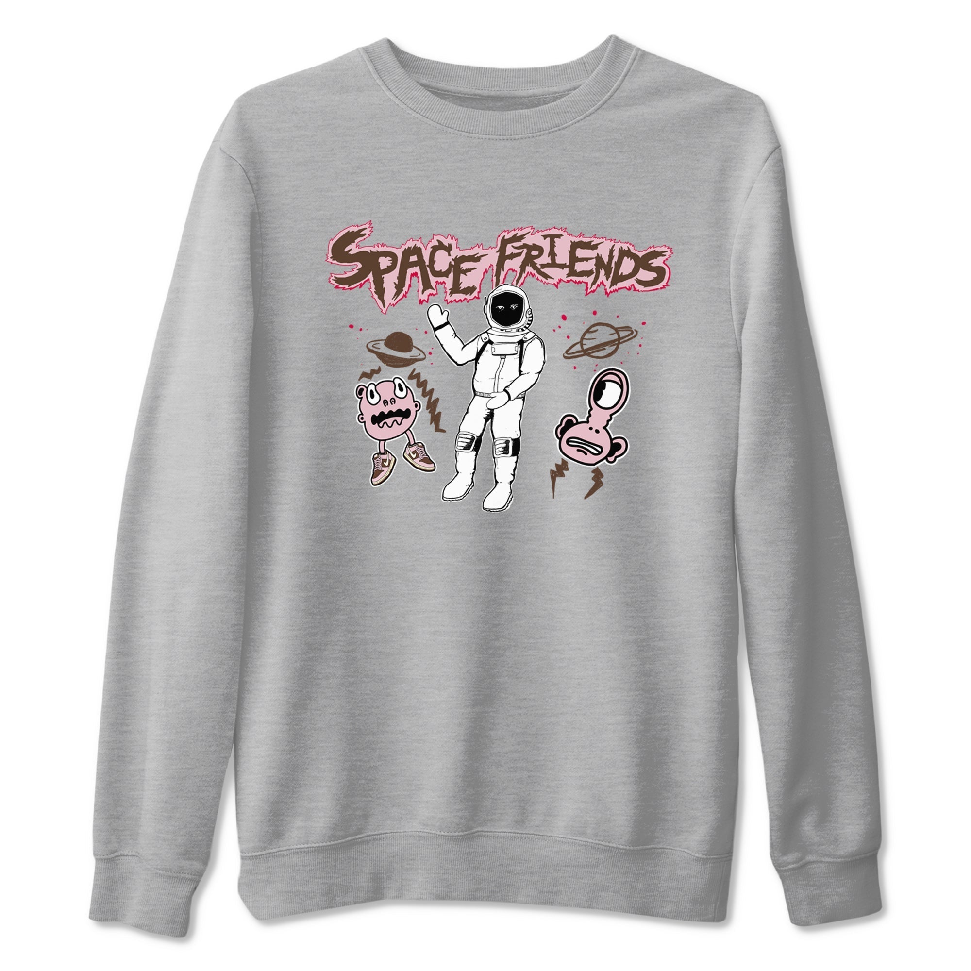 Space Friends snkmatch Tees - Dunk Cacao Wow And Pink Foam