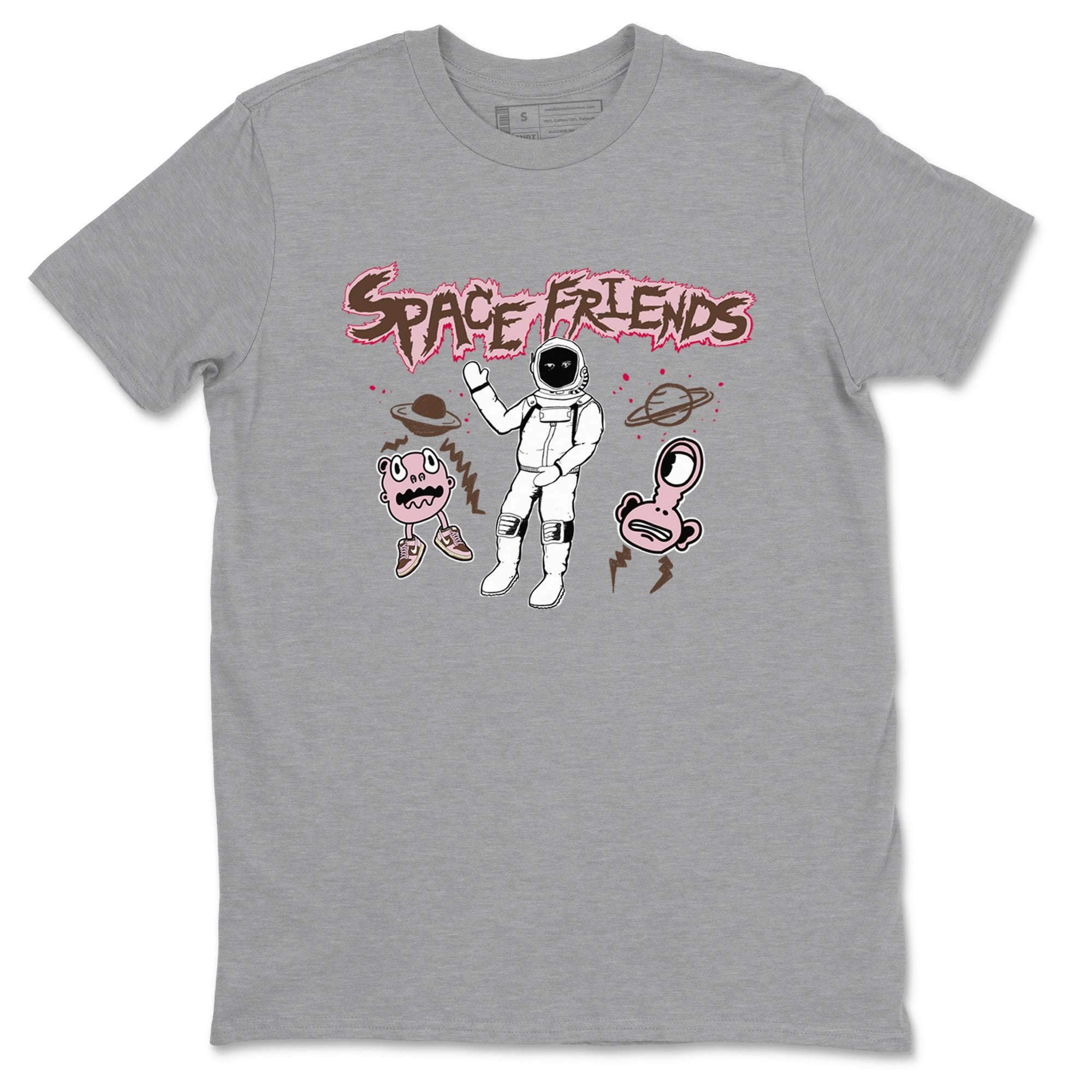 Space Friends snkmatch Tees - Dunk Cacao Wow And Pink Foam