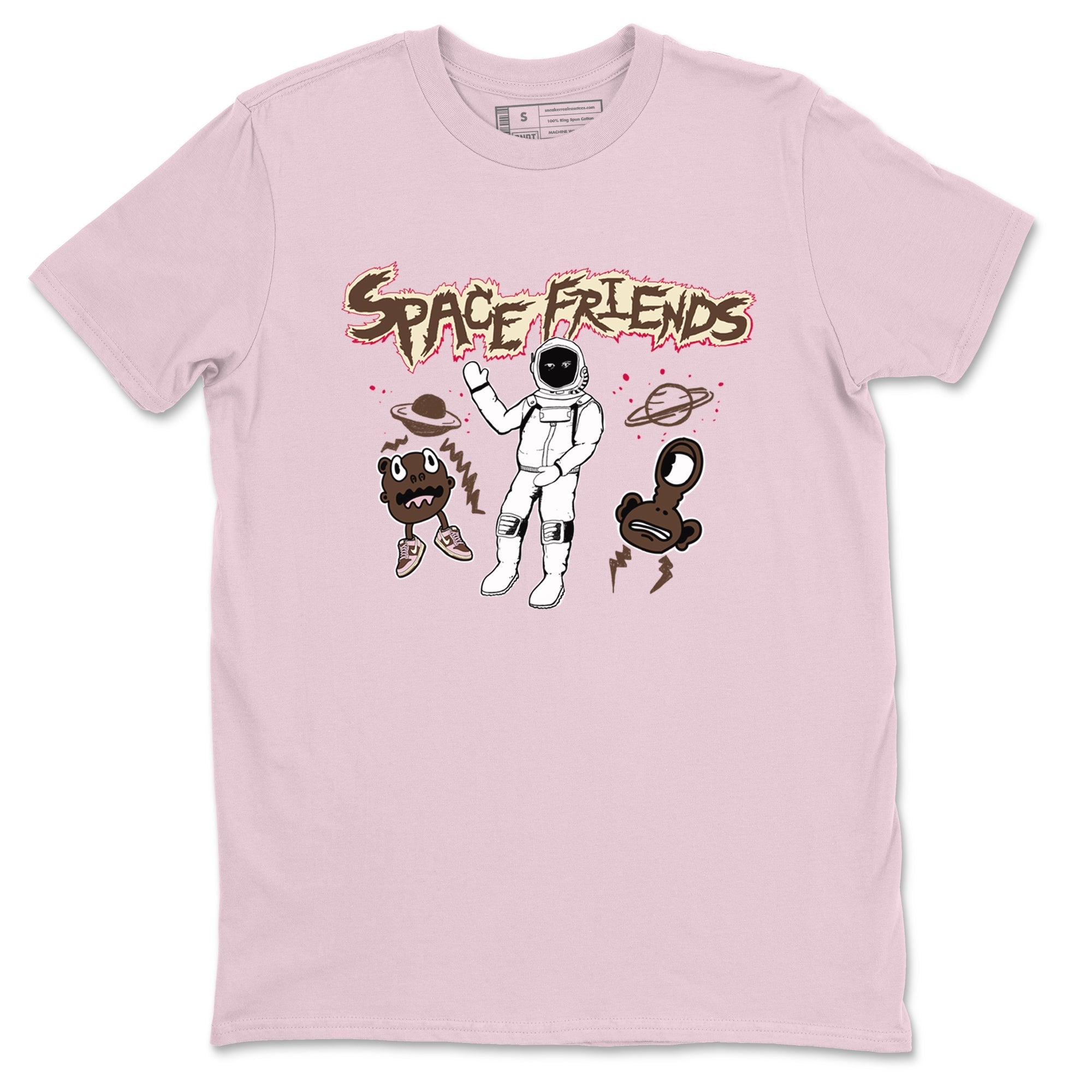 Space Friends snkmatch Tees - Dunk Cacao Wow And Pink Foam