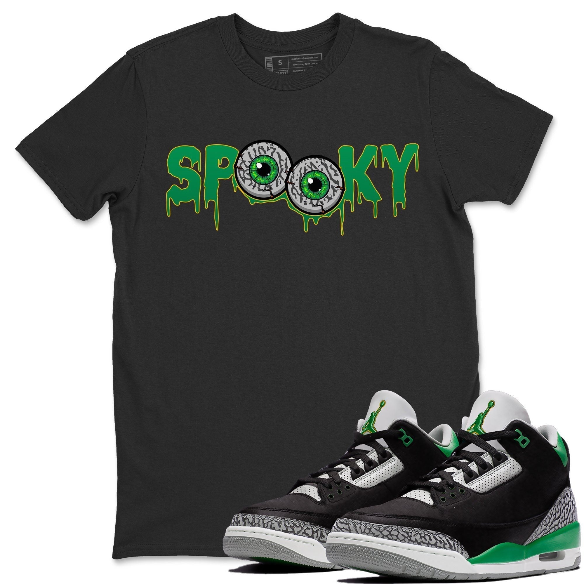 Spooky Unisex Tops - Air Jordan 3 Pine Green