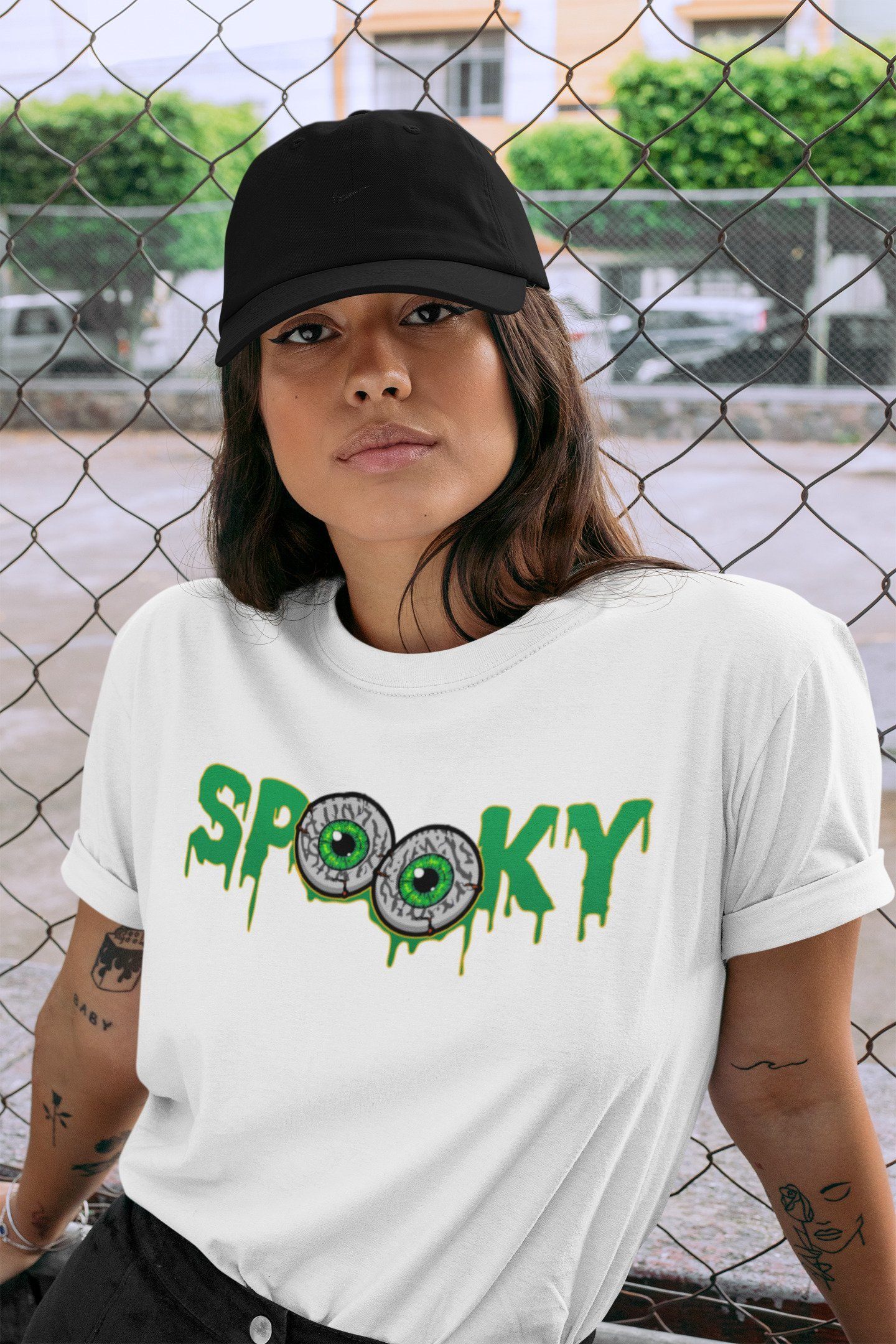 Spooky Unisex Tops - Air Jordan 3 Pine Green