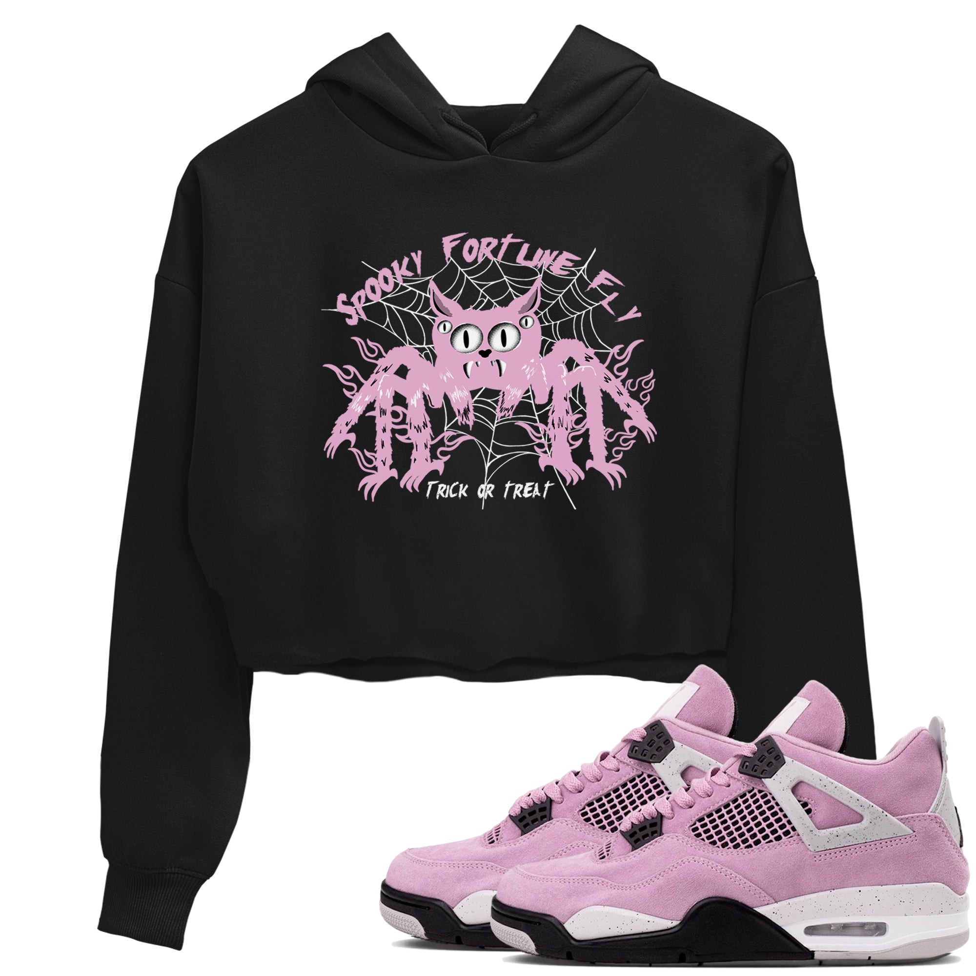 Spooky Fortune Fly snkmatch Women's Top - Air Jordan 4 Orchid
