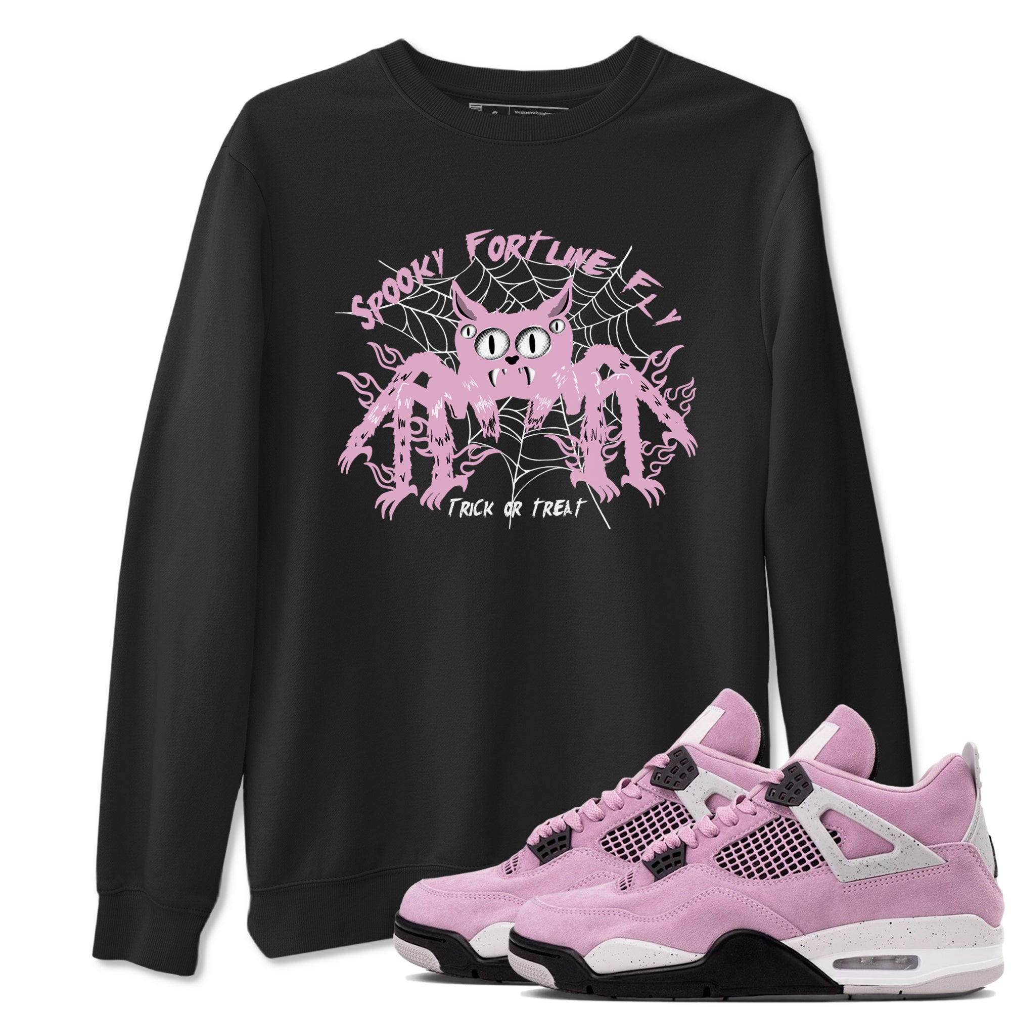 Spooky Fortune Fly snkmatch Tees - Air Jordan 4 Orchid