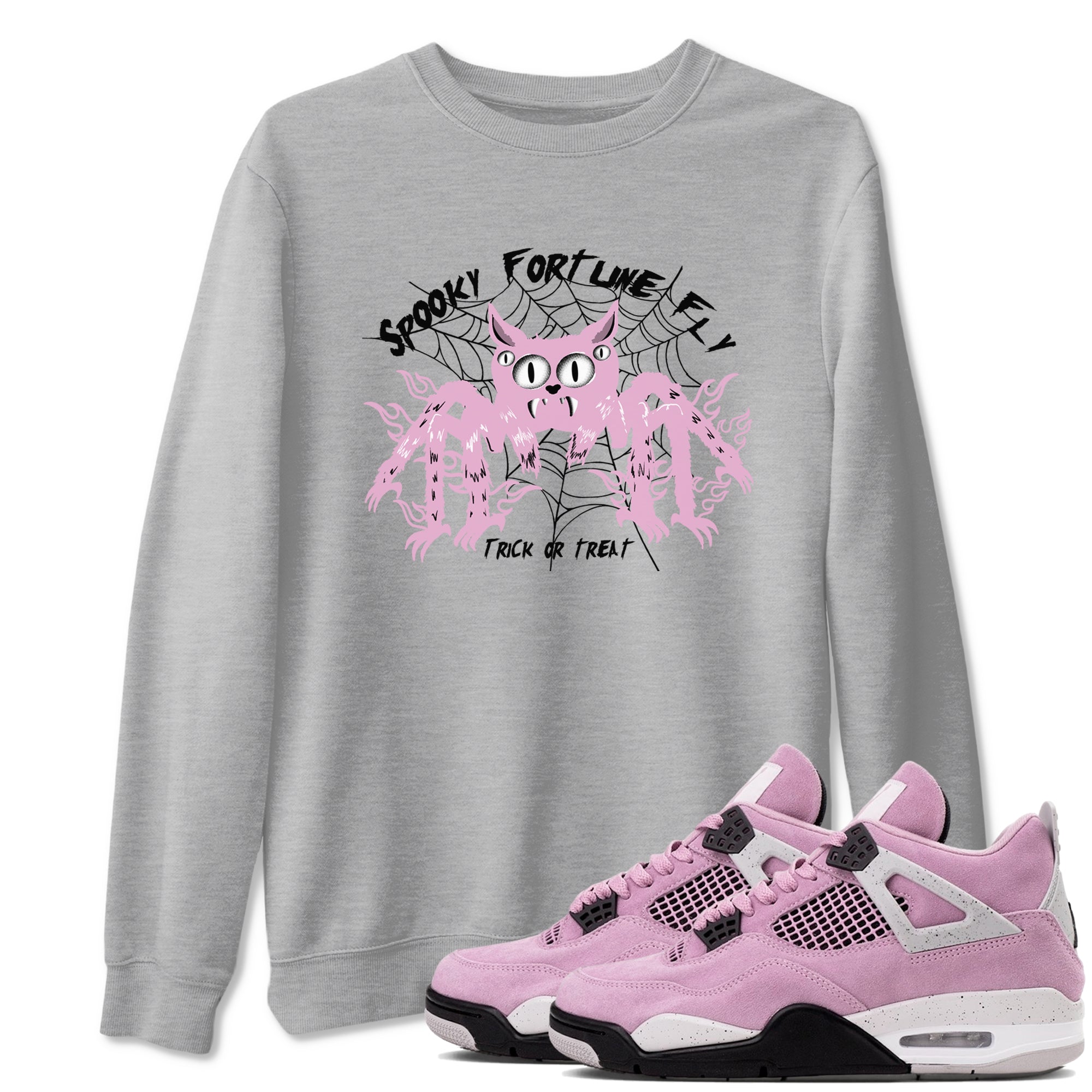 Spooky Fortune Fly snkmatch Tees - Air Jordan 4 Orchid