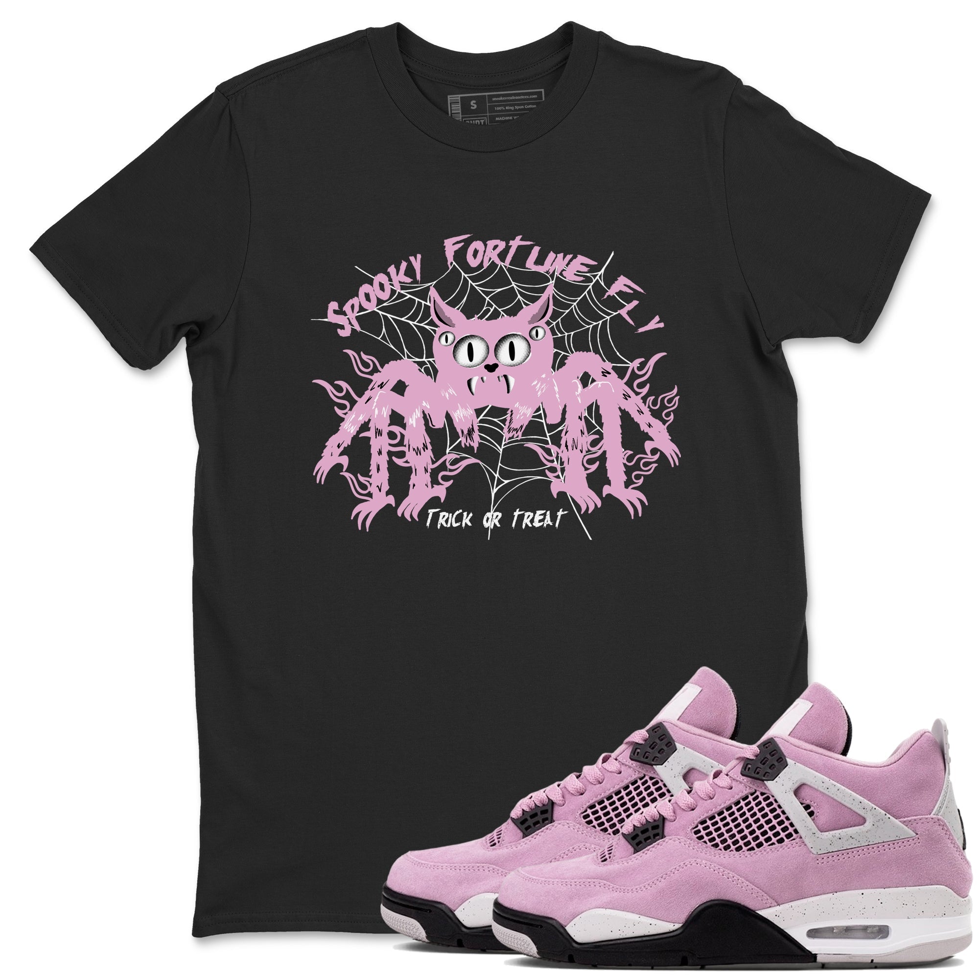 Spooky Fortune Fly snkmatch Tees - Air Jordan 4 Orchid