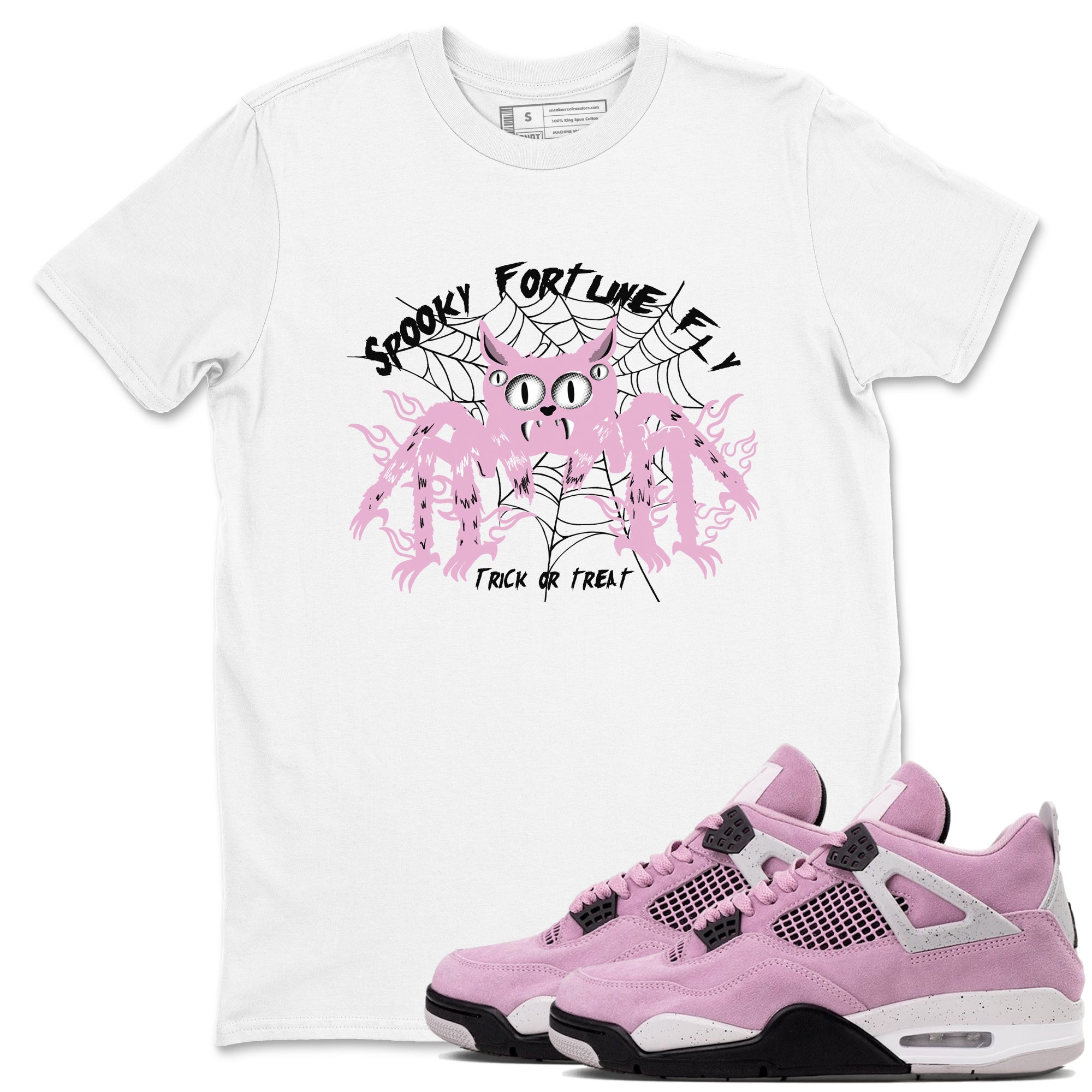 Spooky Fortune Fly snkmatch Tees - Air Jordan 4 Orchid