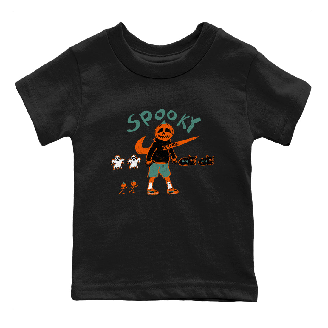 Spooky Pumpkin snkmatch Tees Kids - Dunk Ceramic