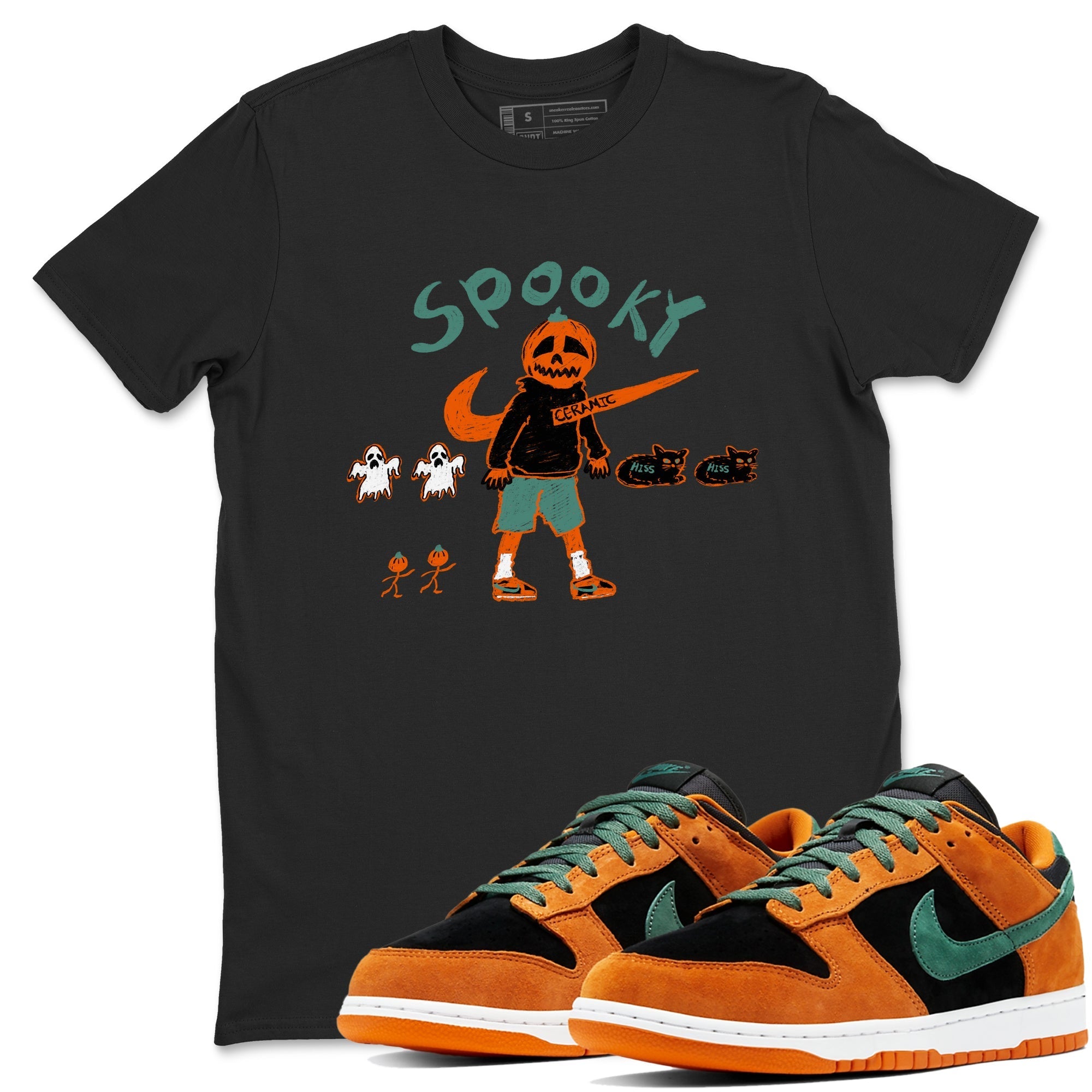 Spooky Pumpkin snkmatch Tees - Dunk Ceramic