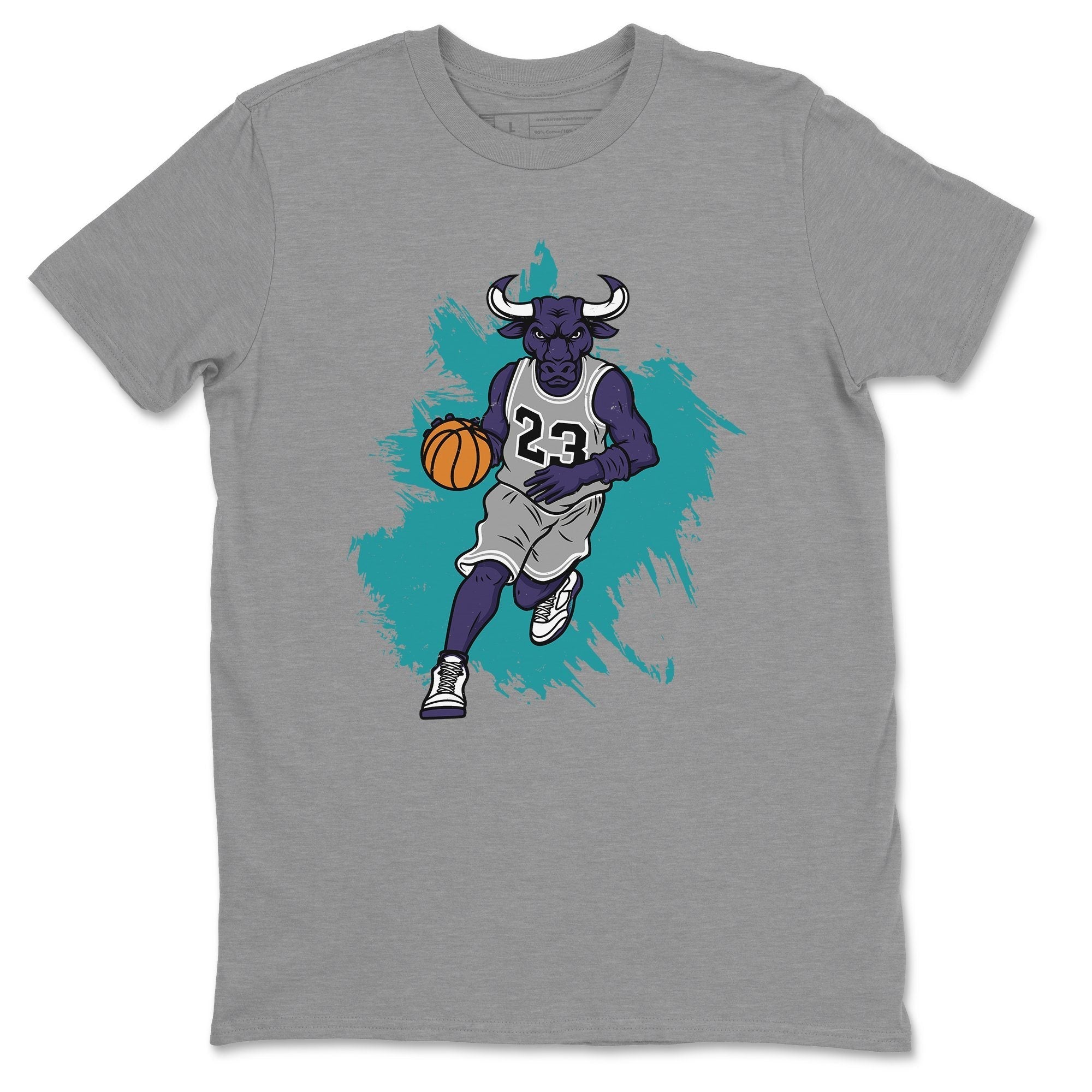 Bull Figure Unisex Tops - Air Jordan 5 Purple Grape