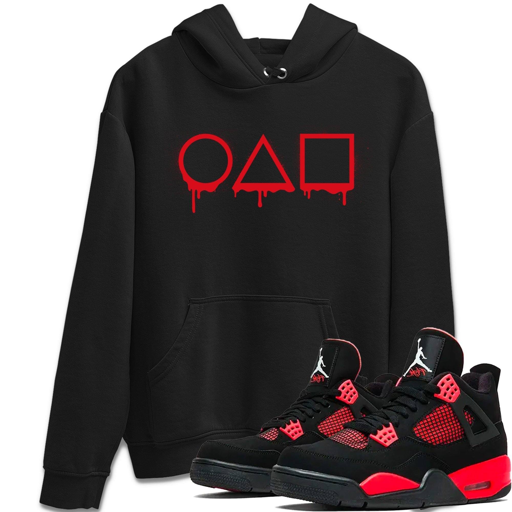 Squid game Unisex Tops - Air Jordan 4 Red Thunder