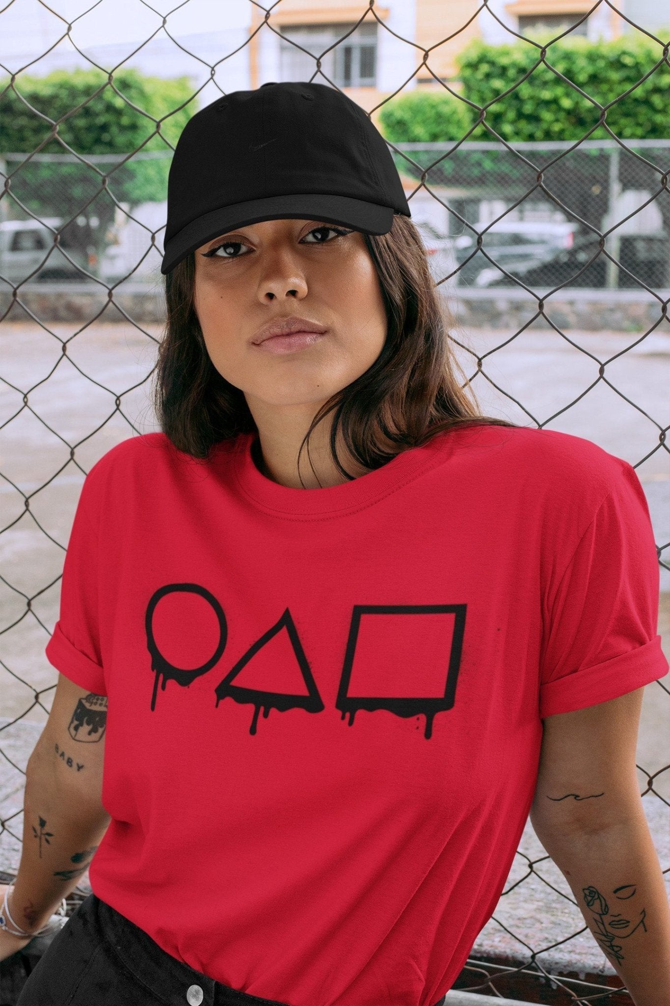 Squid game Unisex Tops - Air Jordan 4 Red Thunder