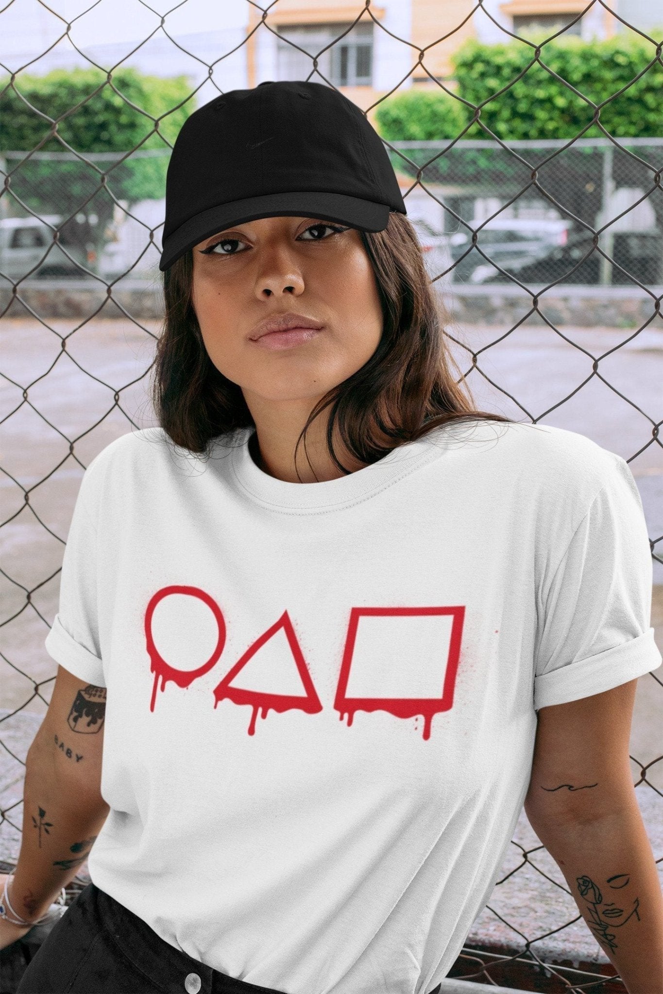 Squid game Unisex Tops - Air Jordan 4 Red Thunder