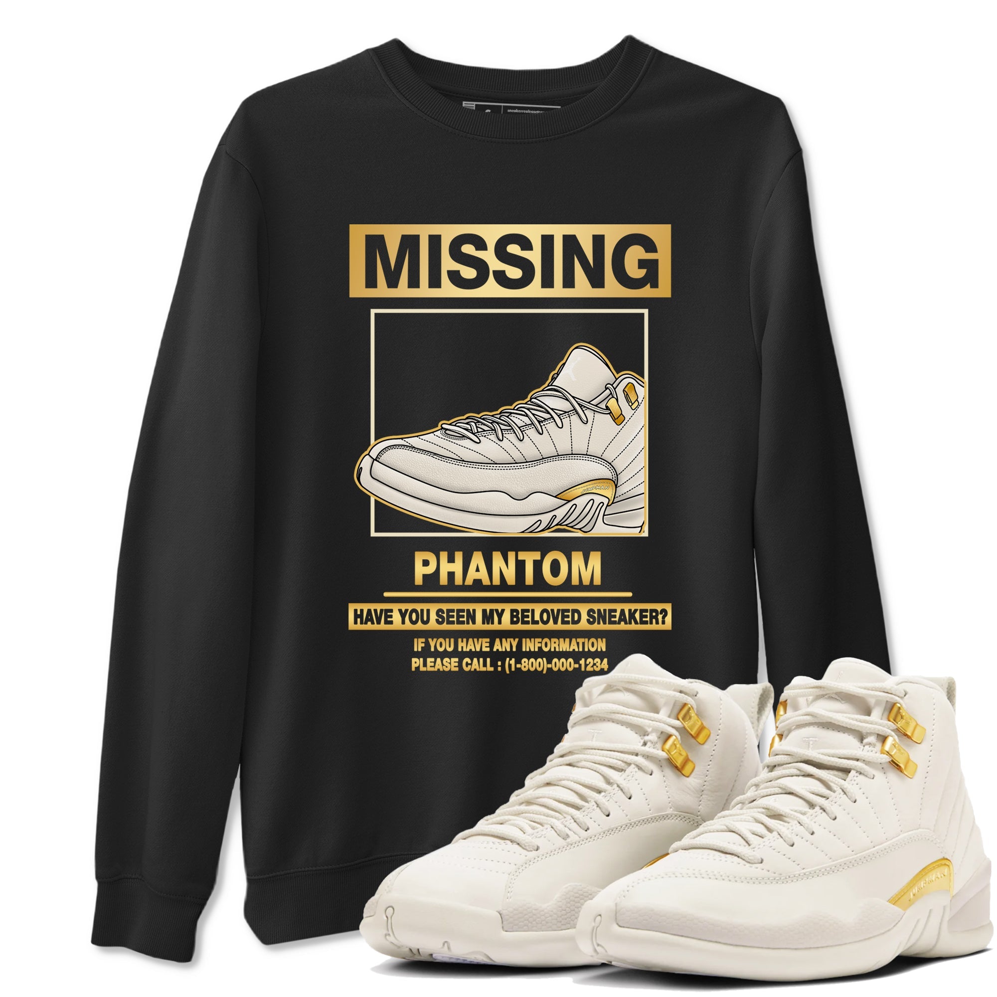 Missing snkmatch snkmatch Tees - Air Jordan 12 Phantom