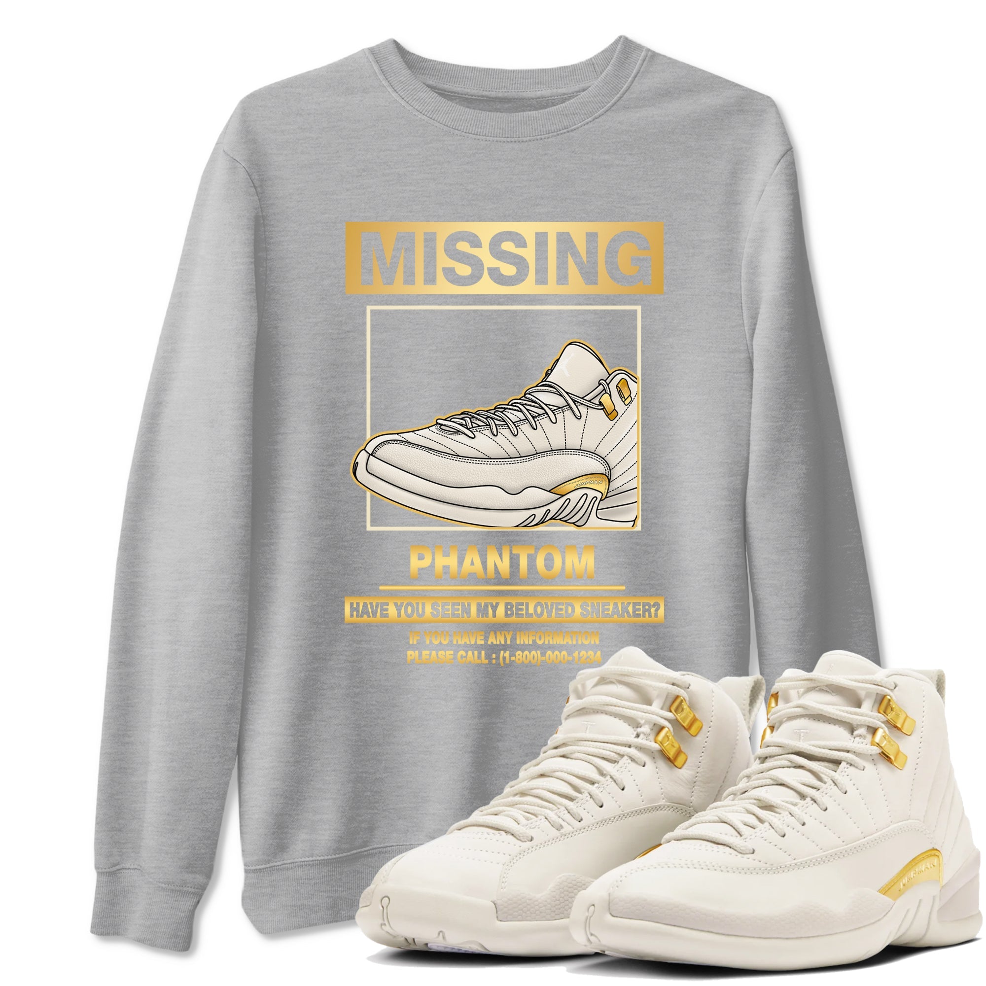Missing snkmatch snkmatch Tees - Air Jordan 12 Phantom