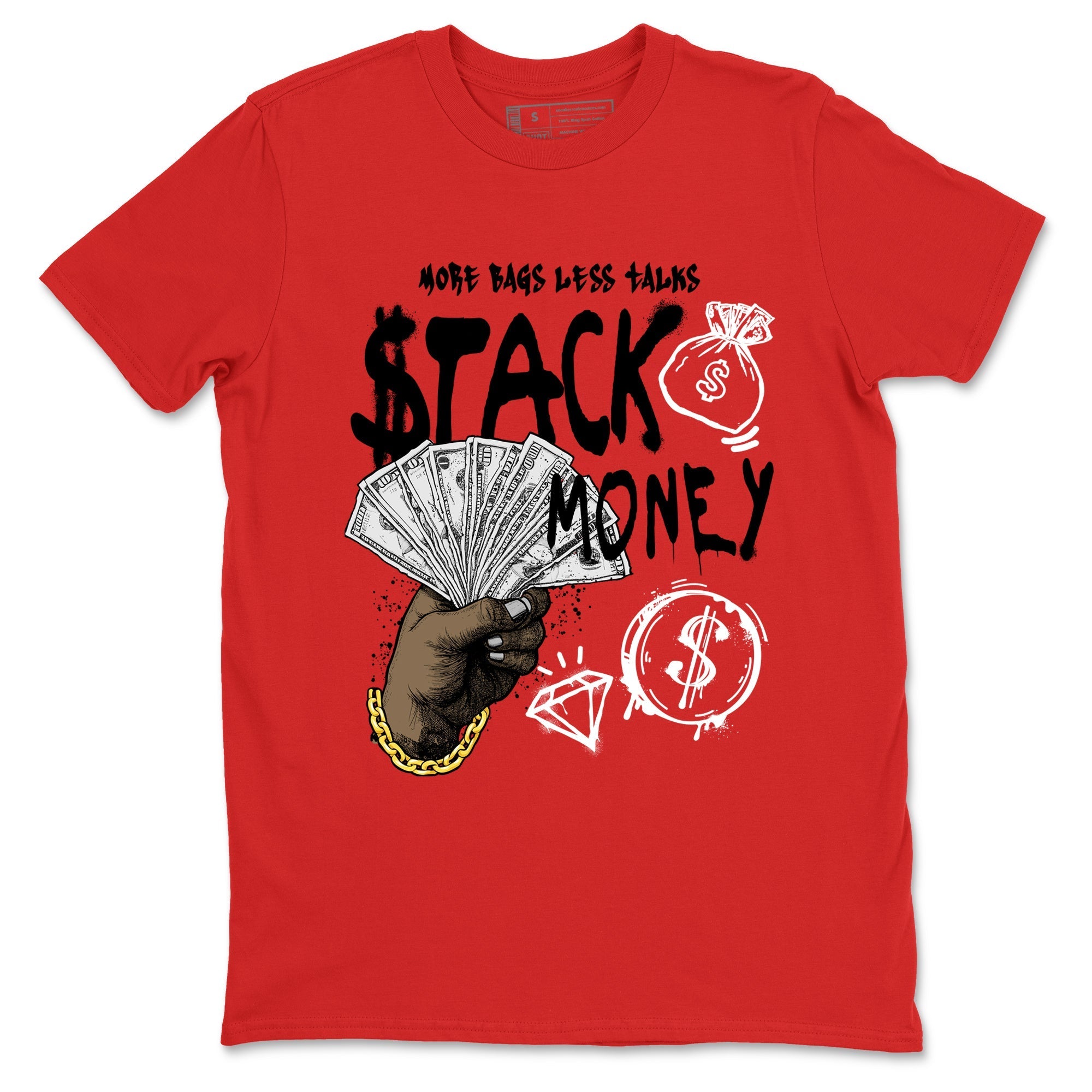 Stack Money snkmatch Tees - Air Jordan 11 Bred