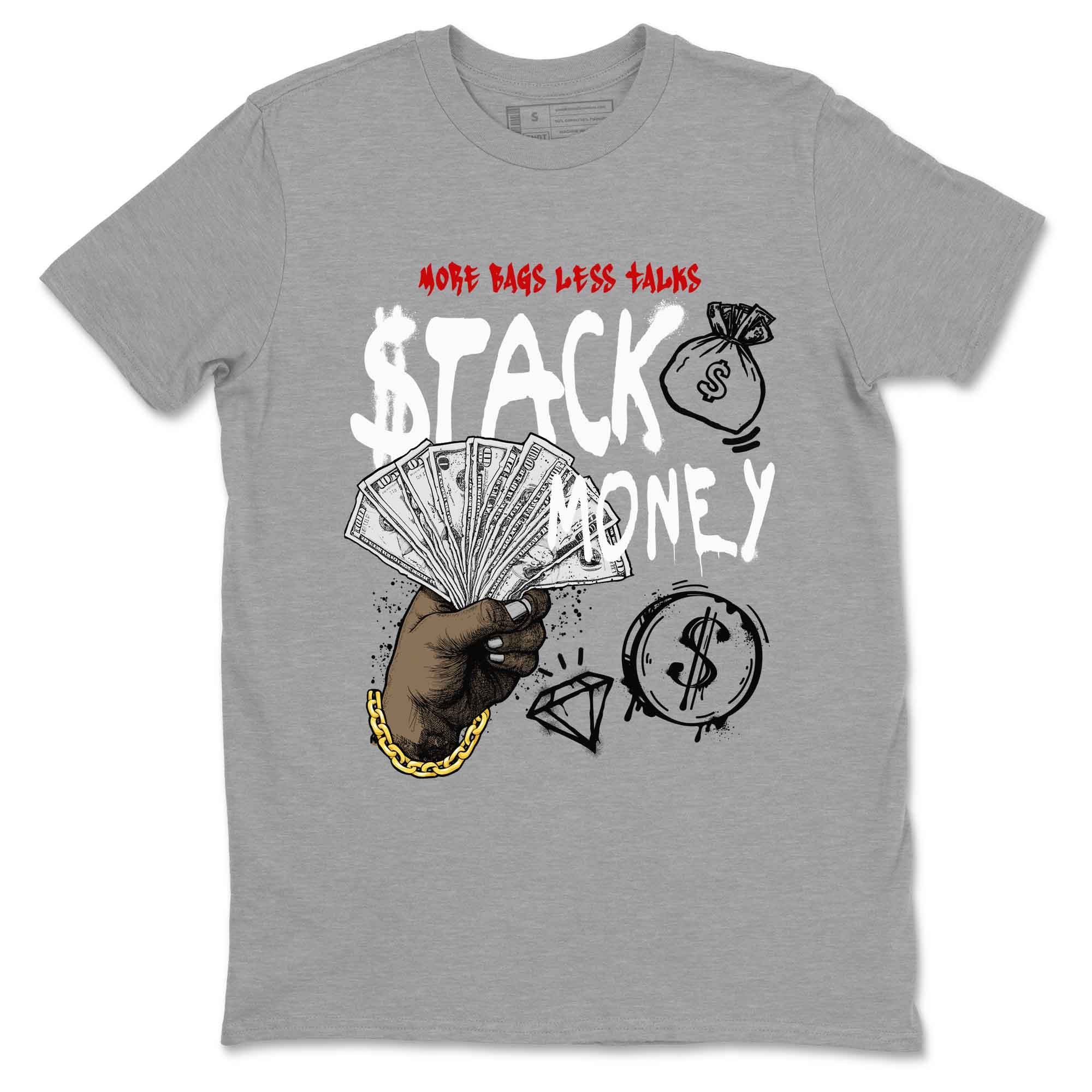 Stack Money snkmatch Tees - Air Jordan 4 White Cement