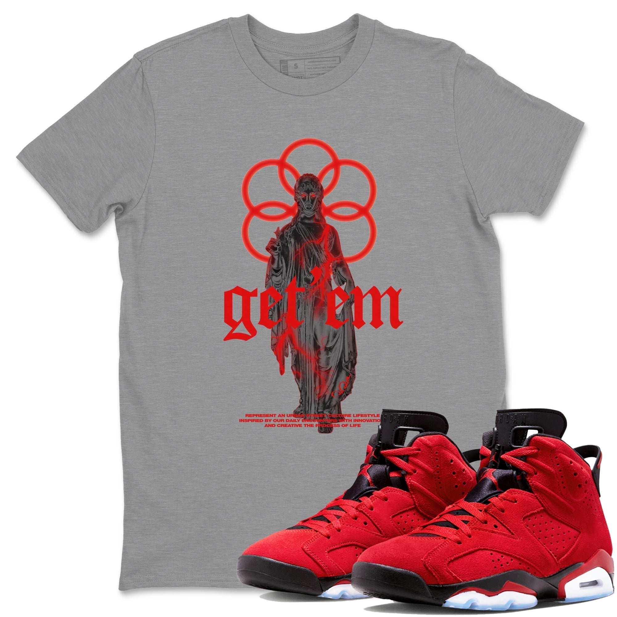 Statue Woman Unisex Tops - Air Jordan 6 Toro Bravo