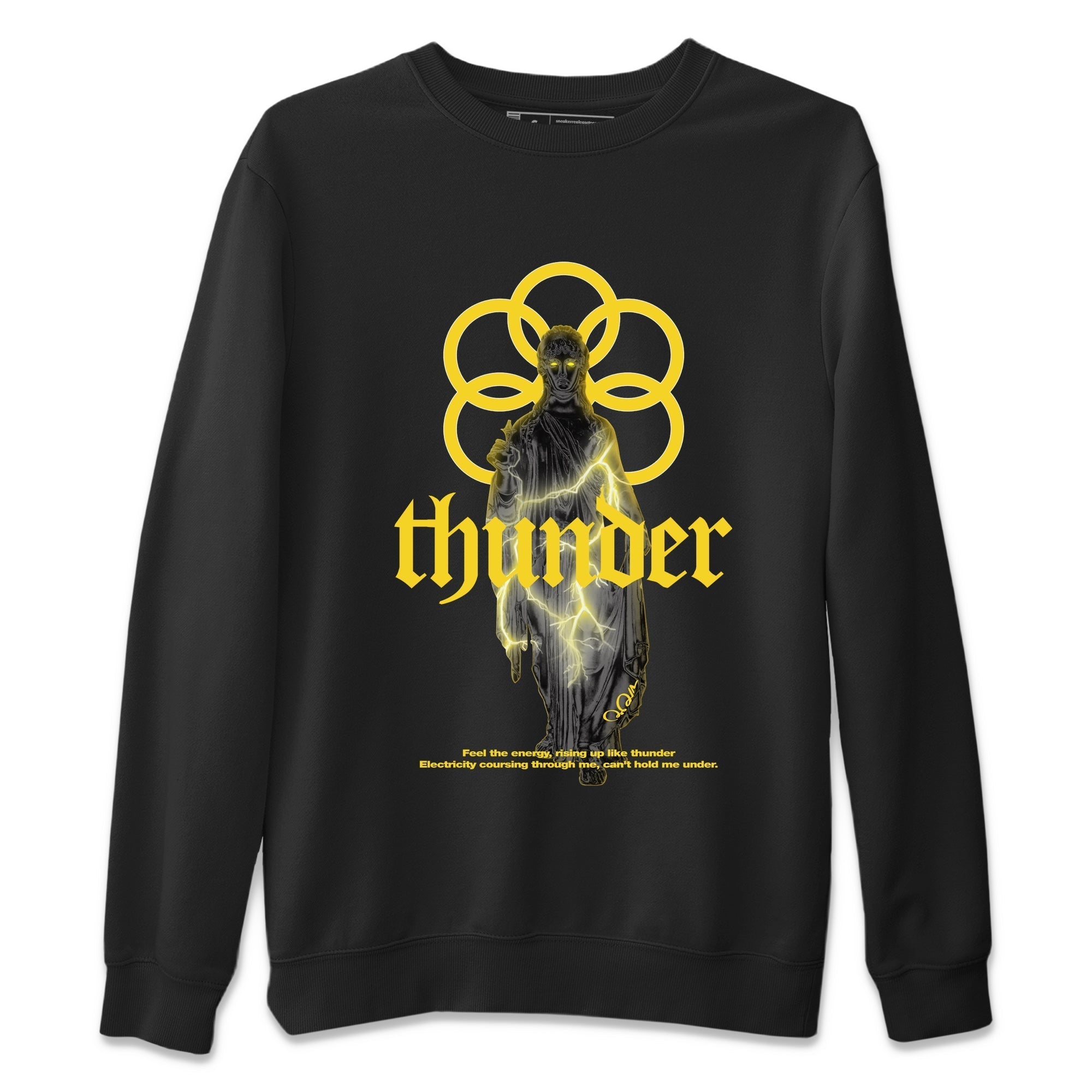 Statue Woman Unisex Tops - Air Jordan 4 Thunder