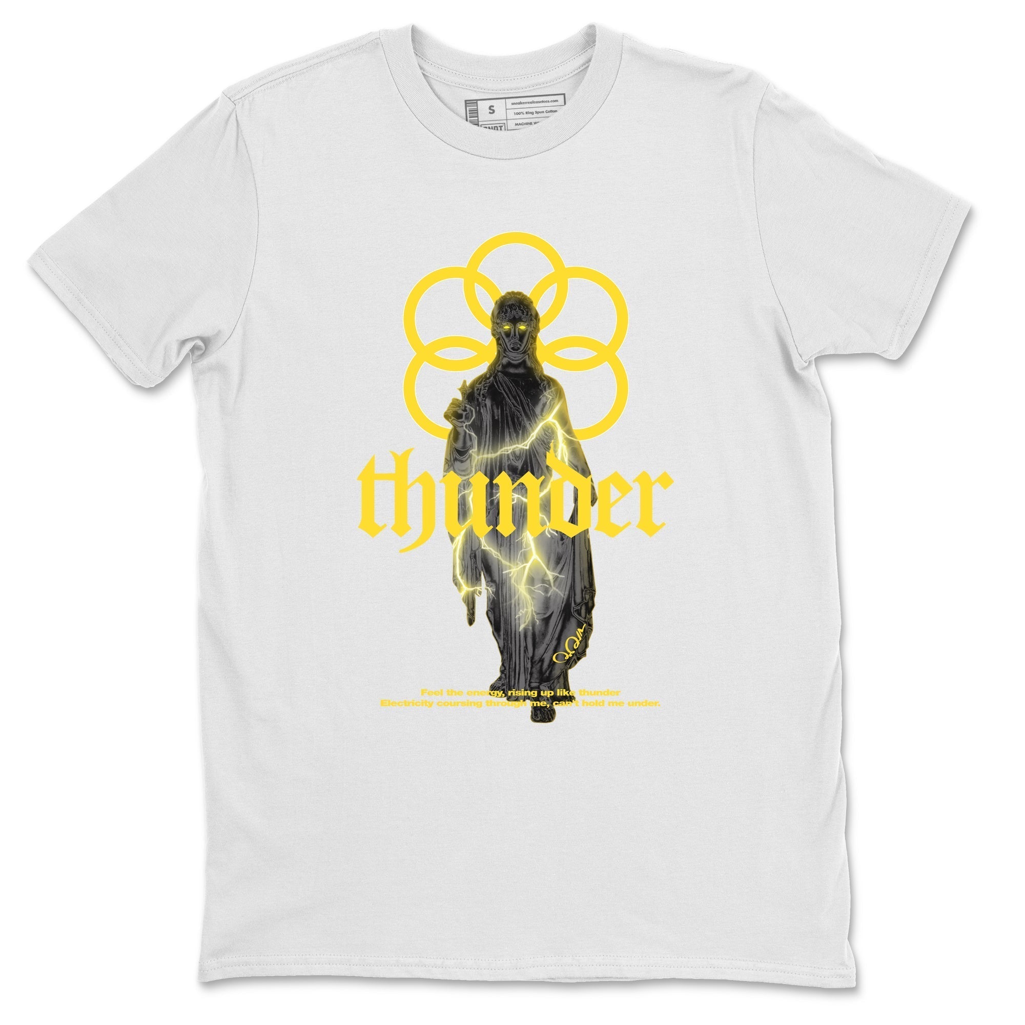 Statue Woman Unisex Tops - Air Jordan 4 Thunder