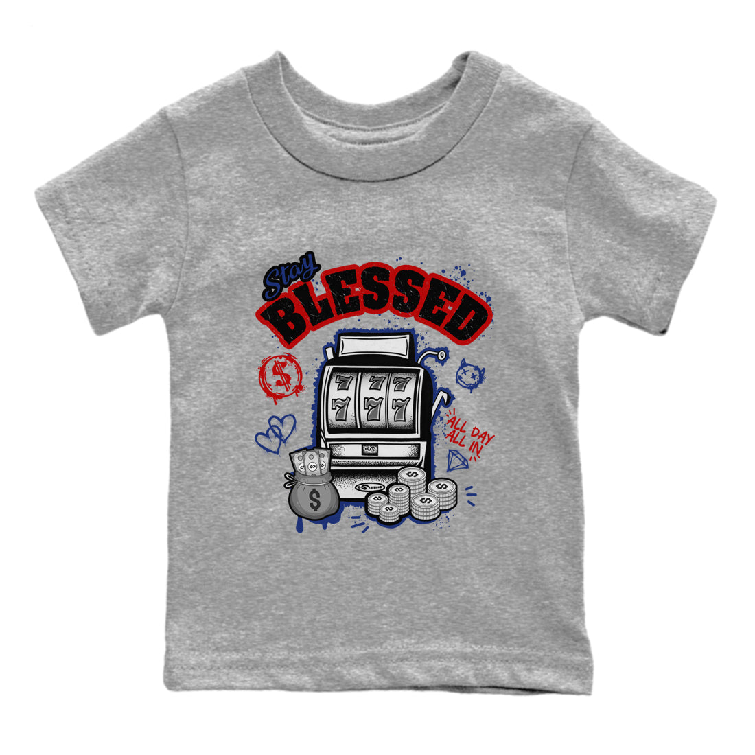 Stay Blessed snkmatch Tees Kids - Air Jordan 1 Rare Air