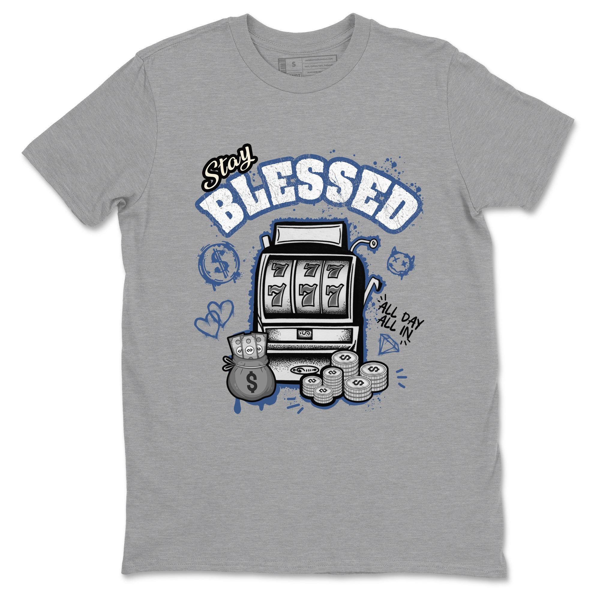 Stay Blessed snkmatch Tees - Air Jordan 3 A Ma Maniere x Diffused Blue