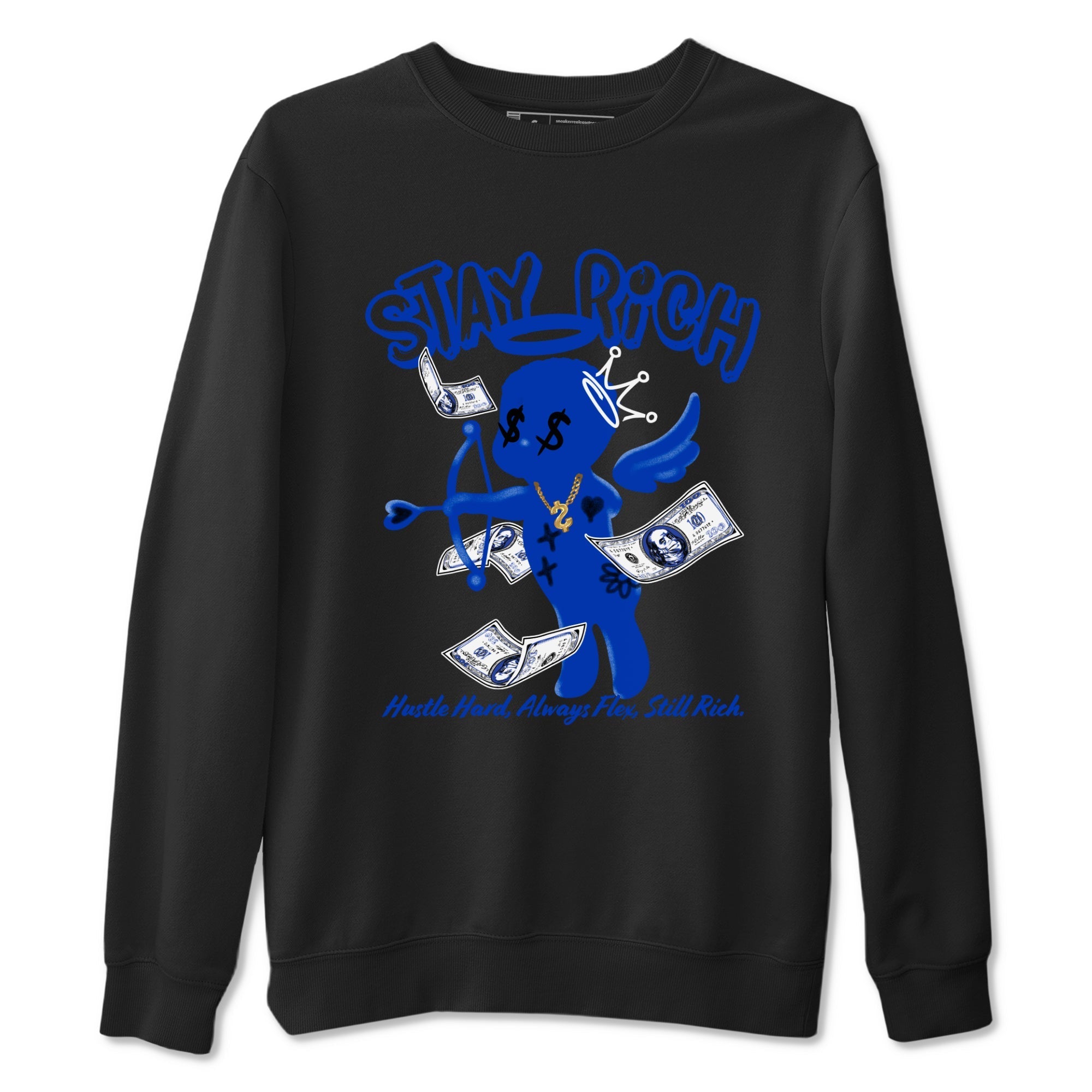 Stay Rich snkmatch Tees - Air Foamposite One Royal