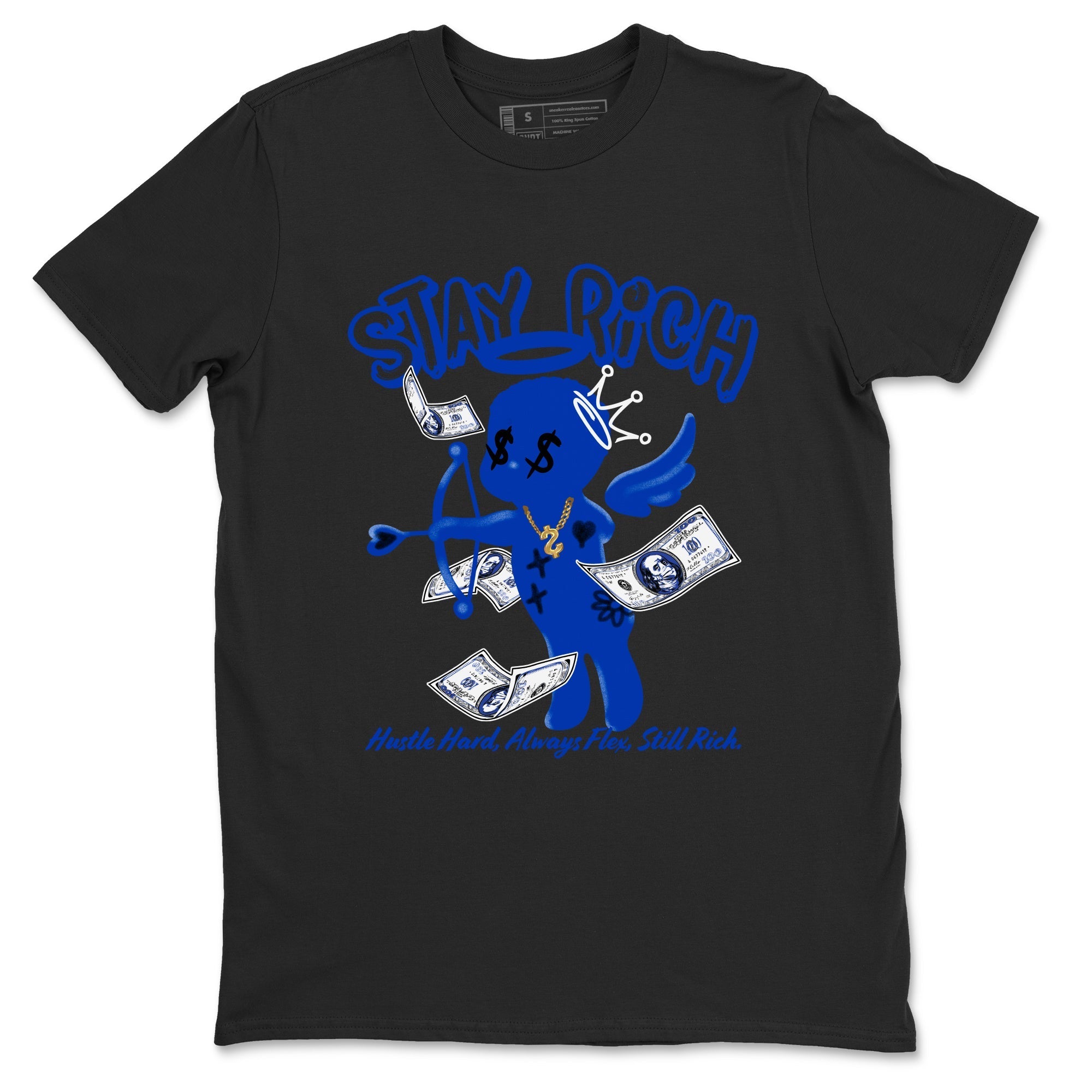 Stay Rich snkmatch Tees - Air Foamposite One Royal