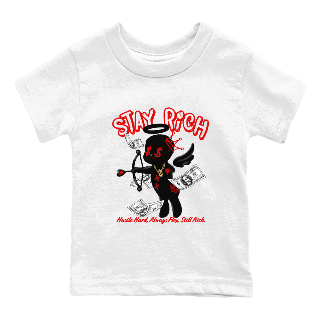 Stay Rich snkmatch Tees Kids - Air Jordan 11 Bred Velvet