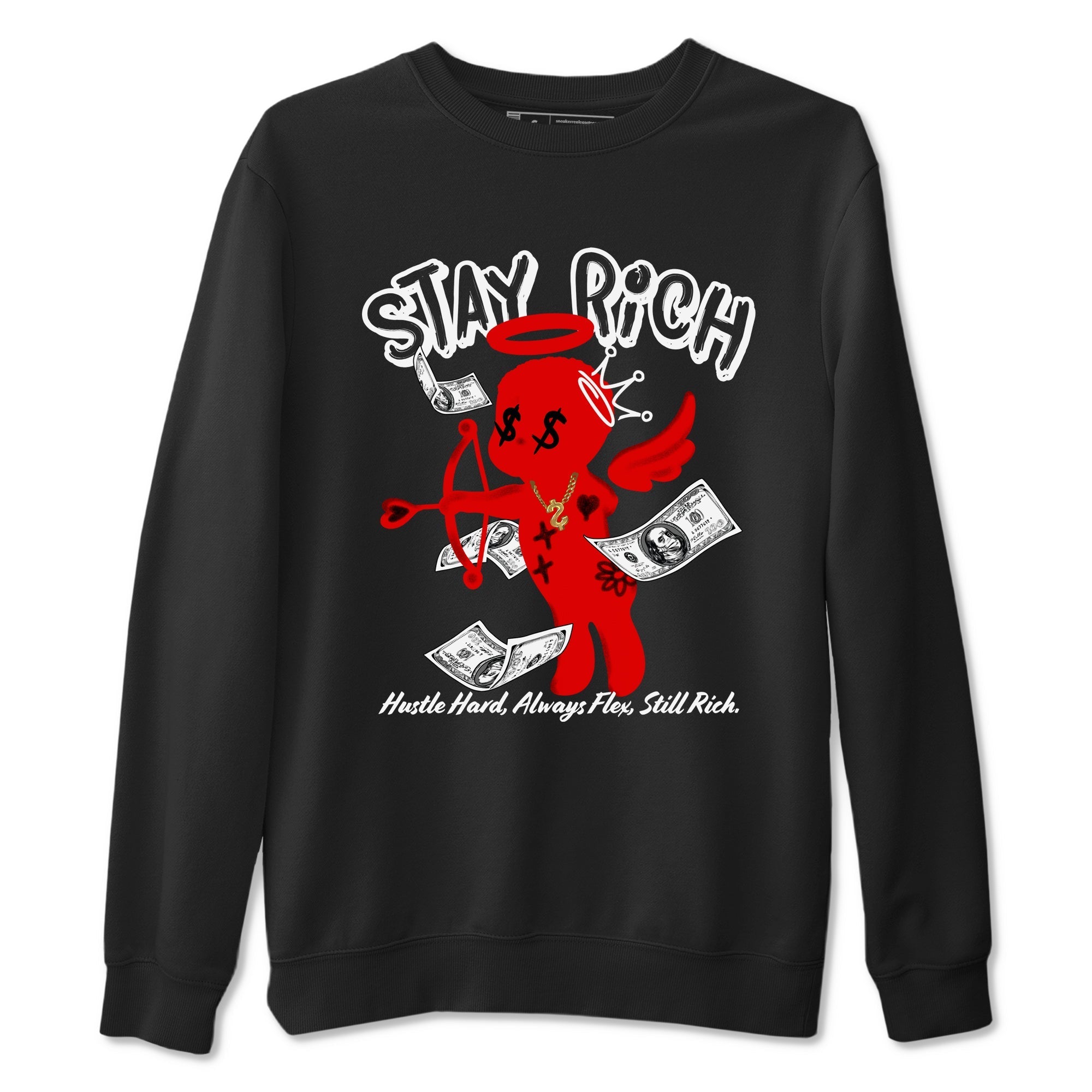 Stay Rich snkmatch Tees - Air Jordan 11 Bred Velvet