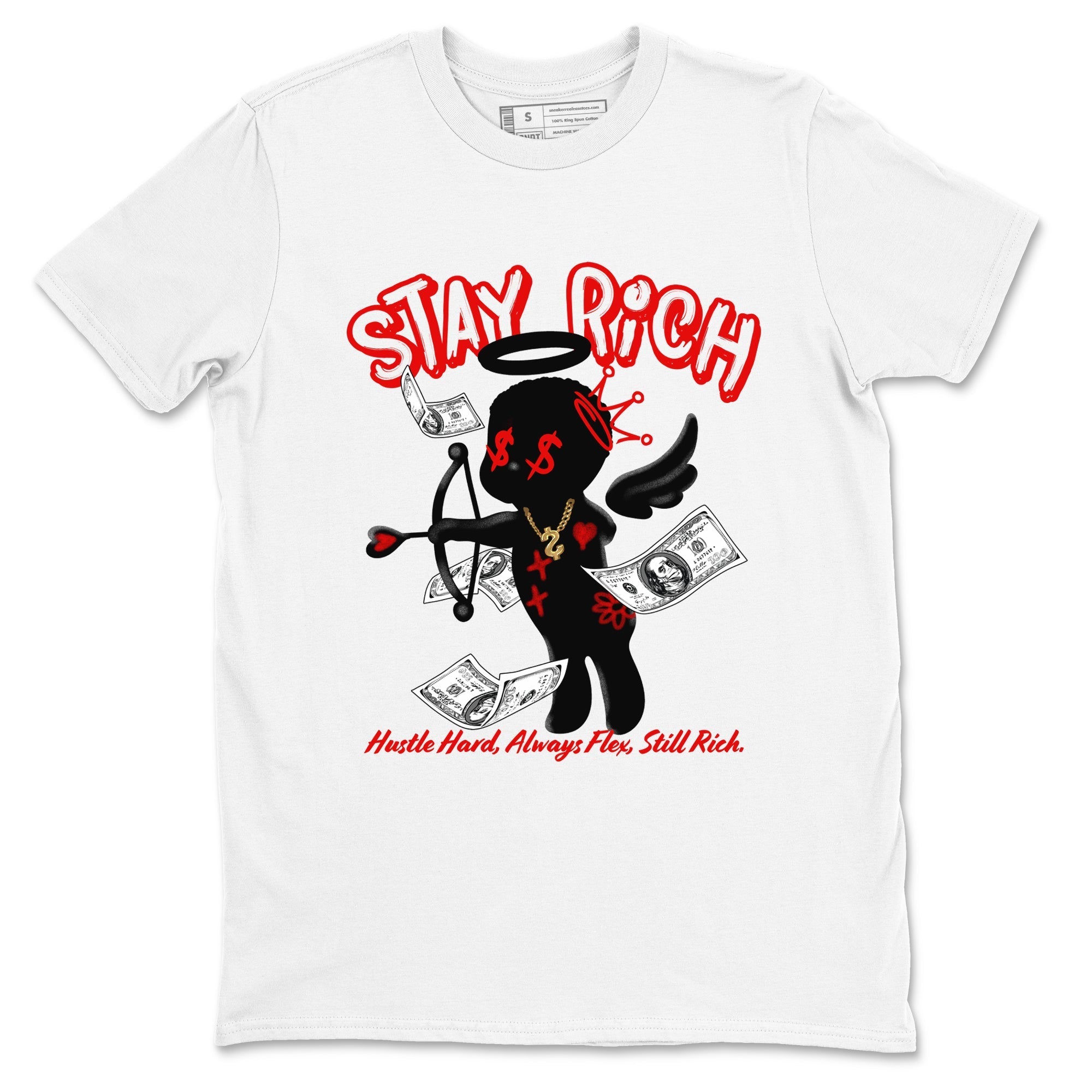 Stay Rich snkmatch Tees - Air Jordan 11 Bred Velvet