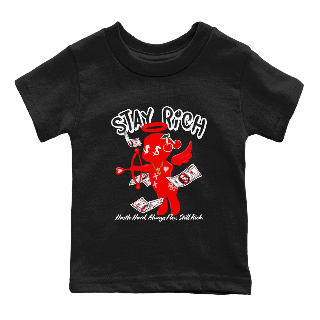 Stay Rich snkmatch Tees Kids - Air Jordan 11 Cherry