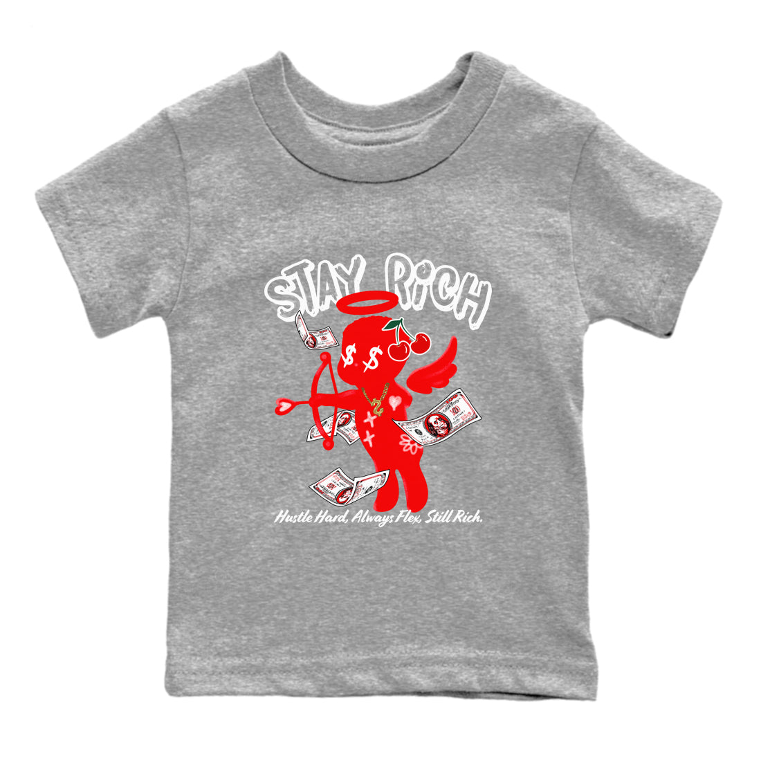 Stay Rich snkmatch Tees Kids - Air Jordan 11 Cherry