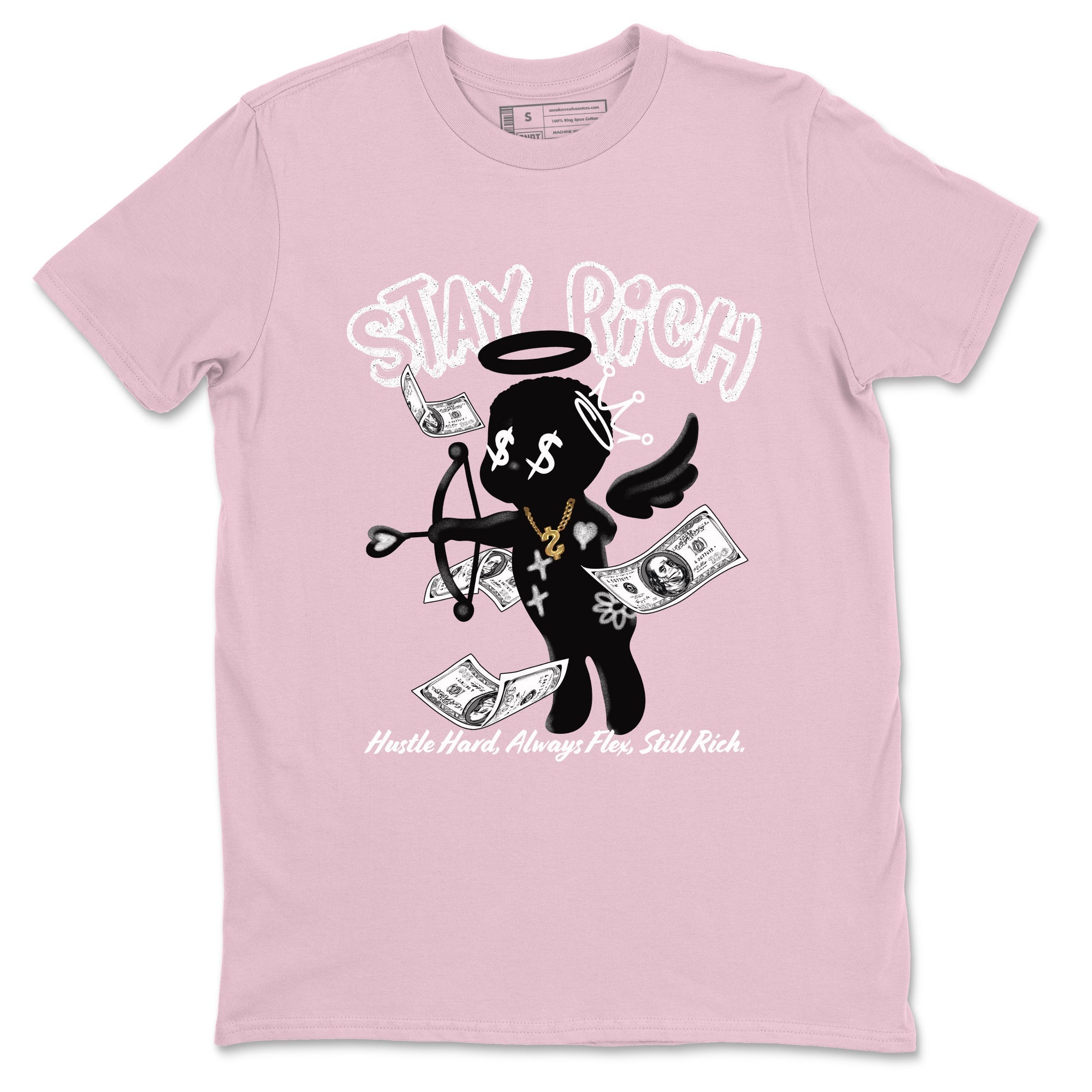 Stay Rich snkmatch Tees - Air Jordan 4 Orchid