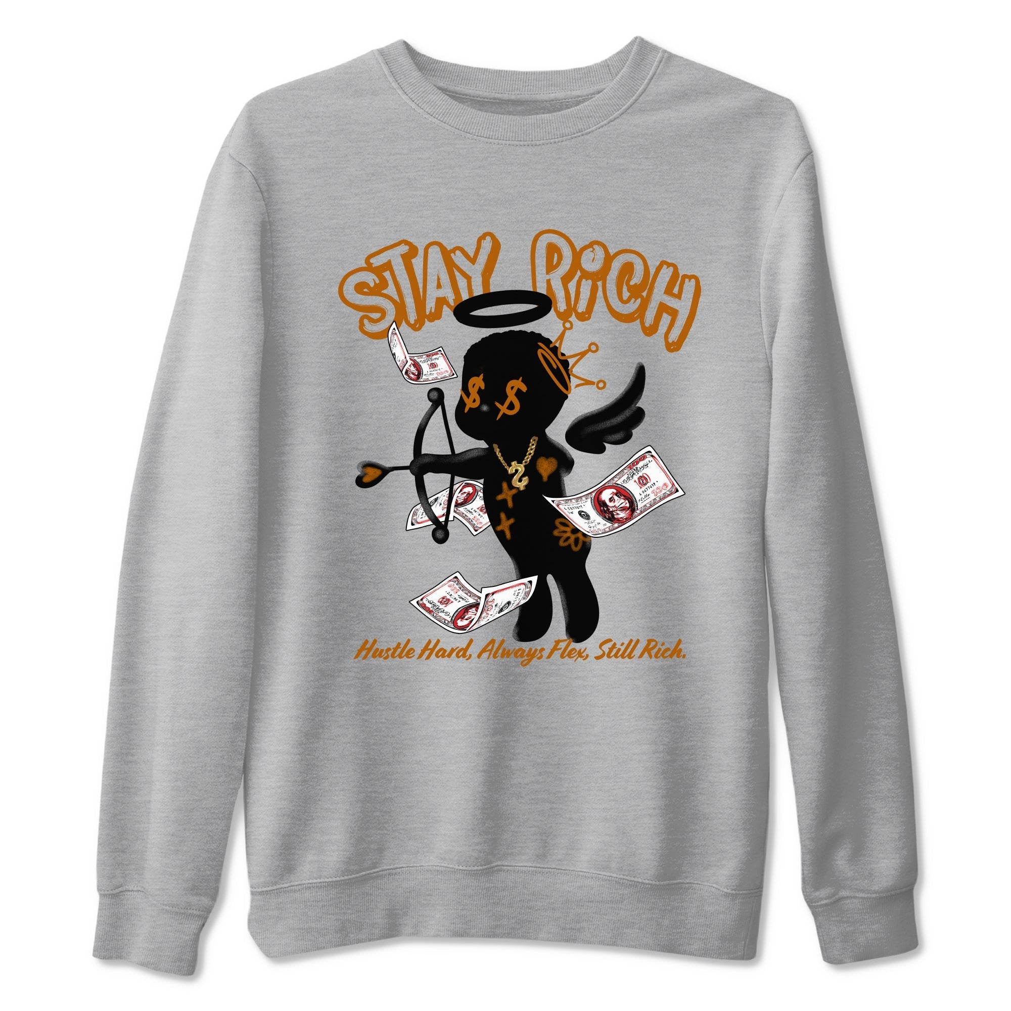 Stay Rich snkmatch Tees - Air Jordan 5 Archaeo Brown