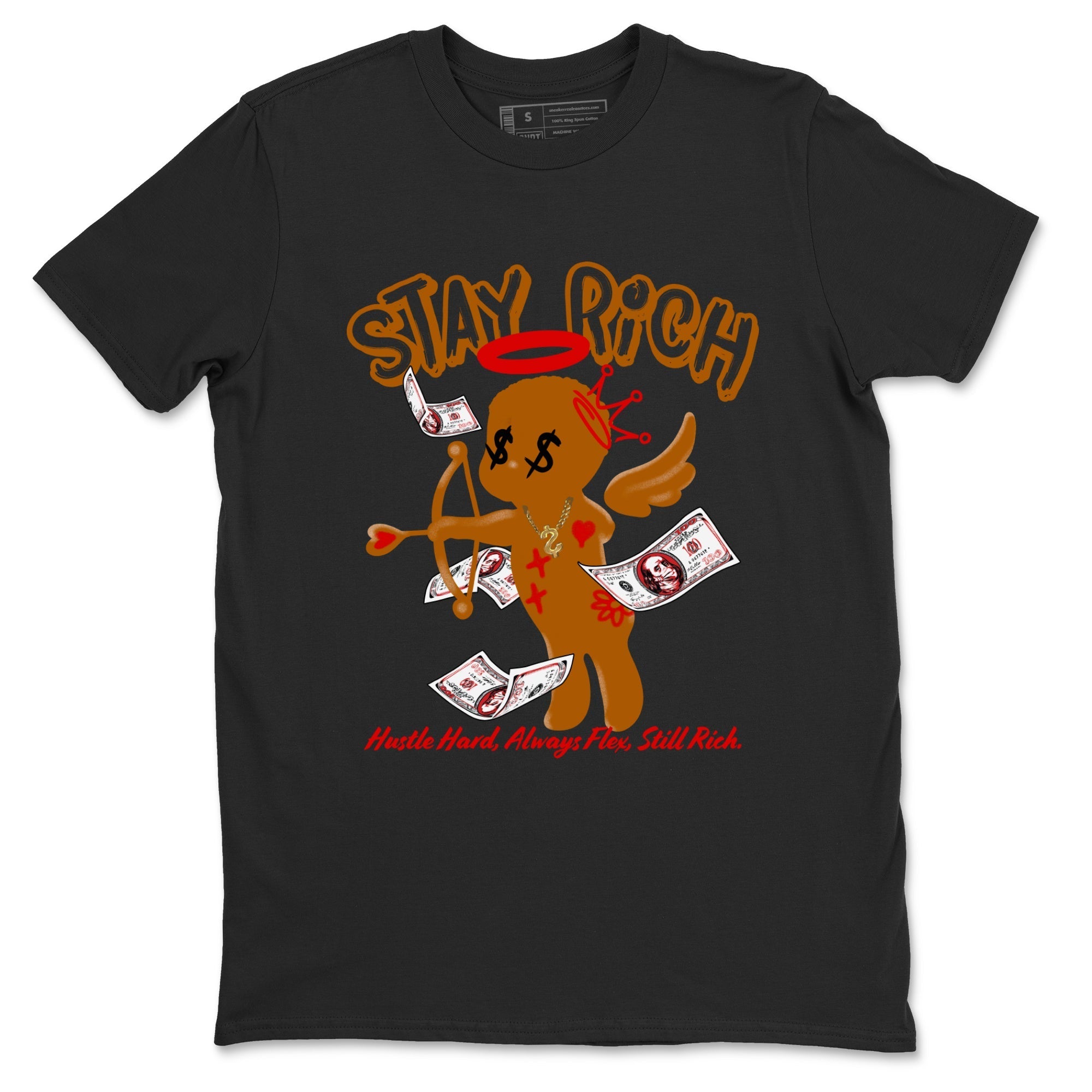 Stay Rich snkmatch Tees - Air Jordan 5 Archaeo Brown