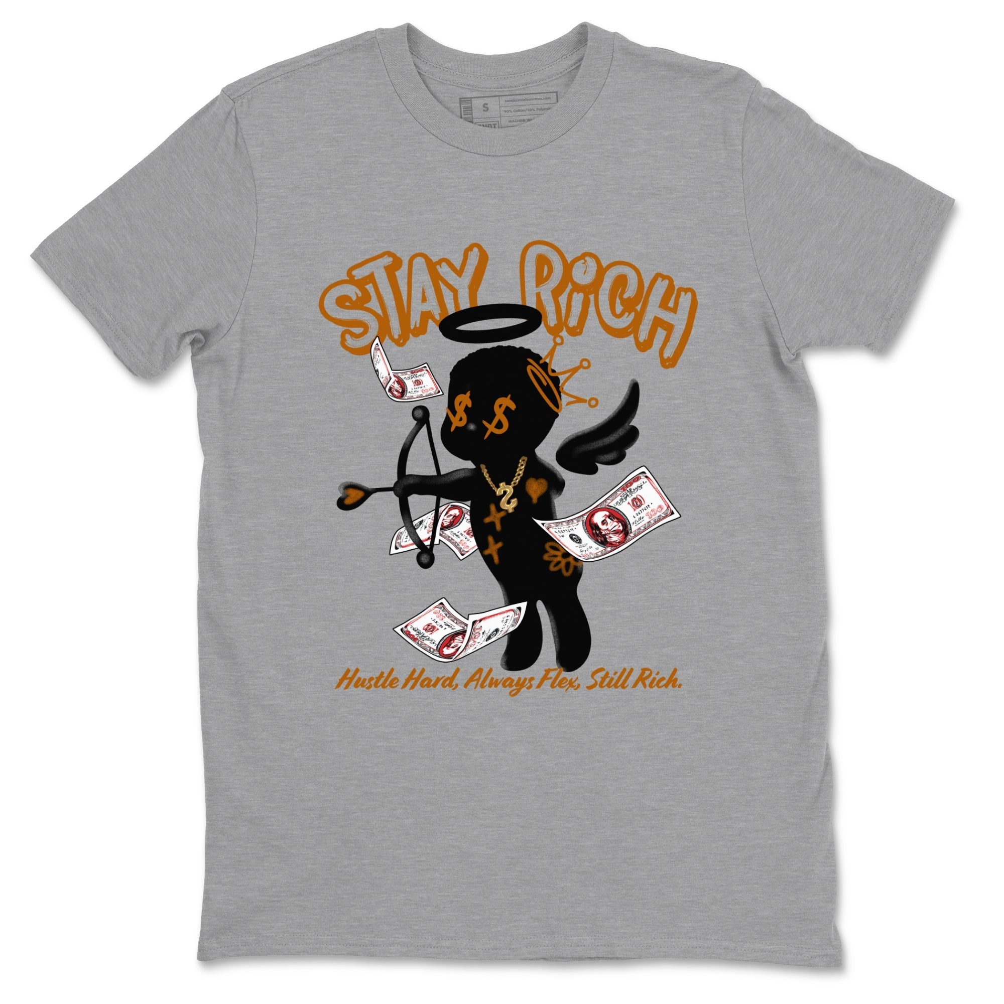 Stay Rich snkmatch Tees - Air Jordan 5 Archaeo Brown